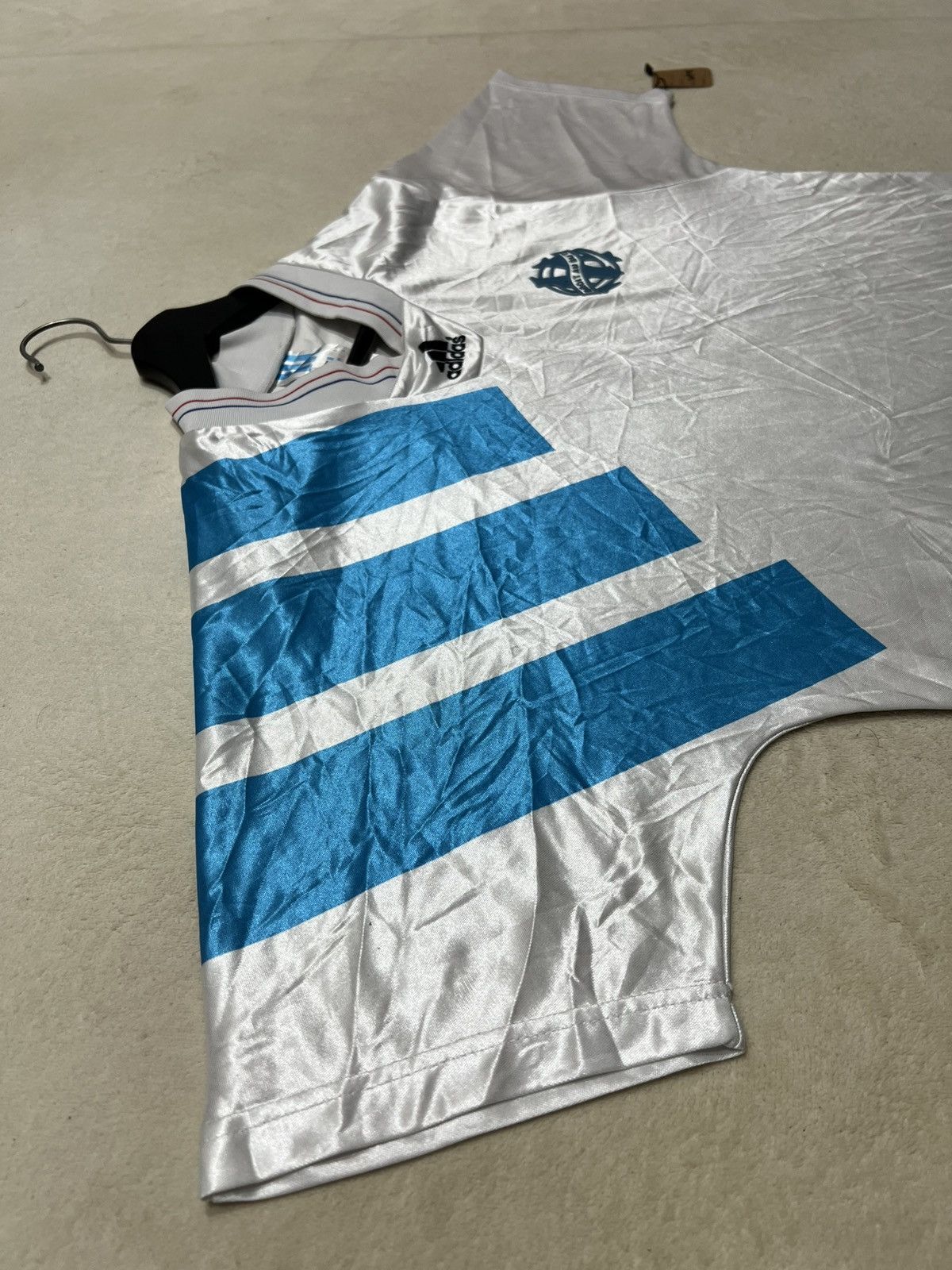 Adidas Olympique Marseille 1992-93 Adidas Champion League Jersey Size US L / EU 52-54 / 3 - 3 Thumbnail