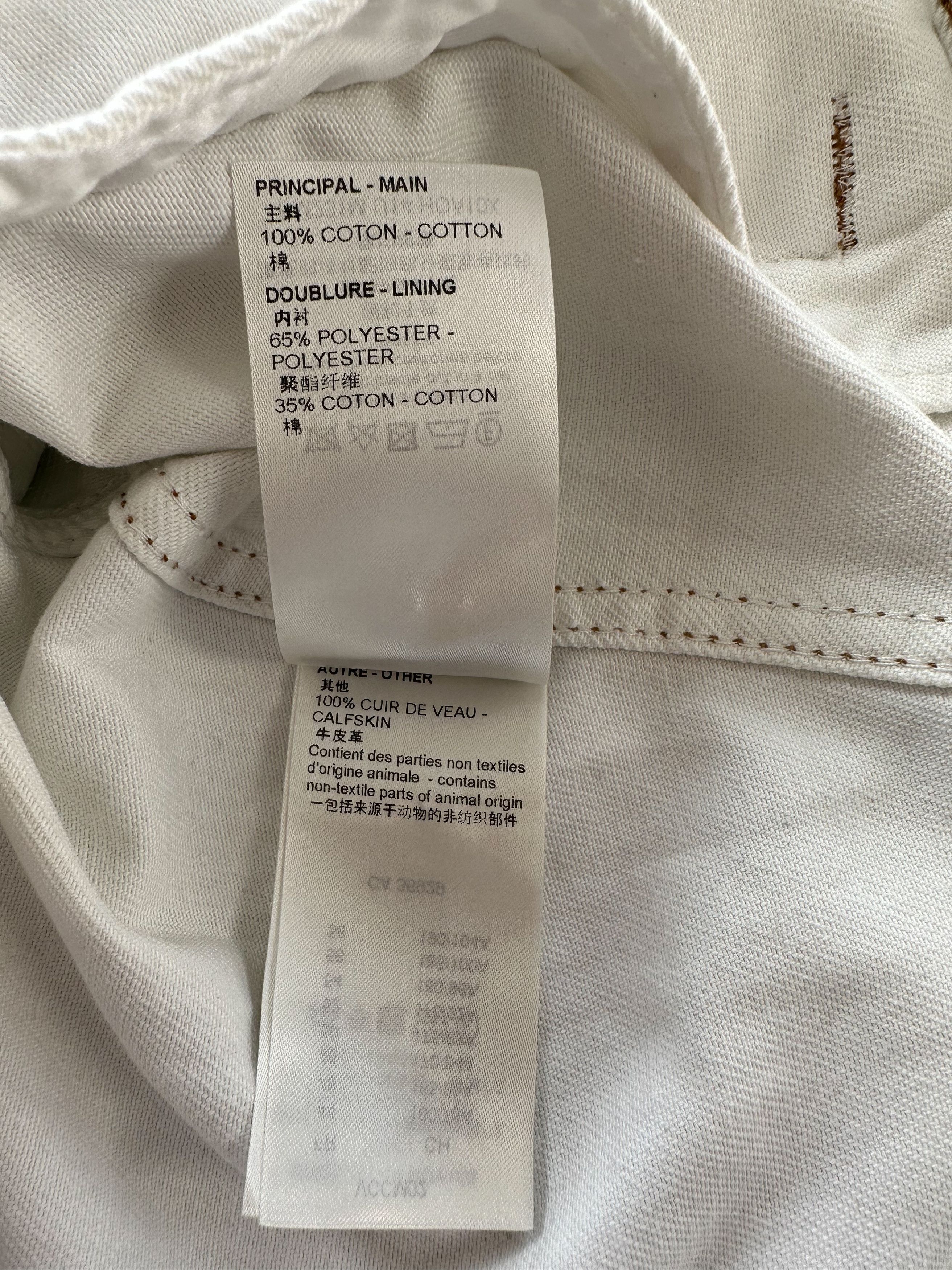 Louis Vuitton Louis Vuitton White & Turquoise LV Spray Denim Jacket Size US XXL / EU 58 / 5 - 7 Thumbnail