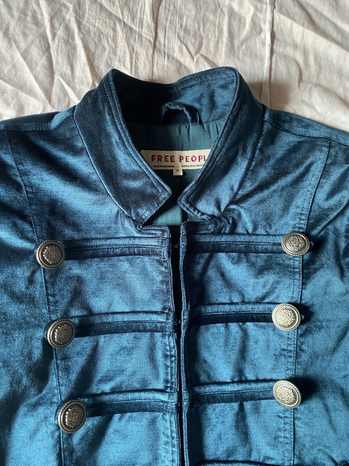 Free People napoleon jacket blazer by free people Size US M / EU 48-50 / 2 - 2 Thumbnail