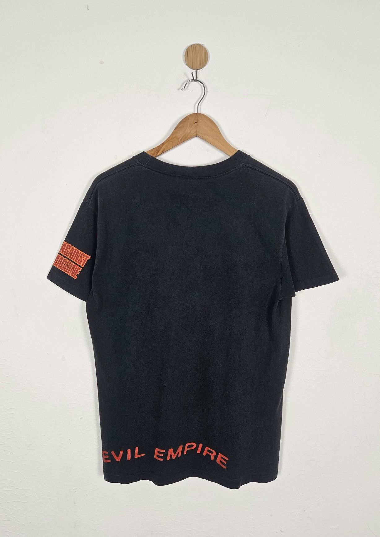 Band Tees Vintage 90s Rage Against the Machine Evil Empire tee shirt Size US M / EU 48-50 / 2 - 2 Thumbnail