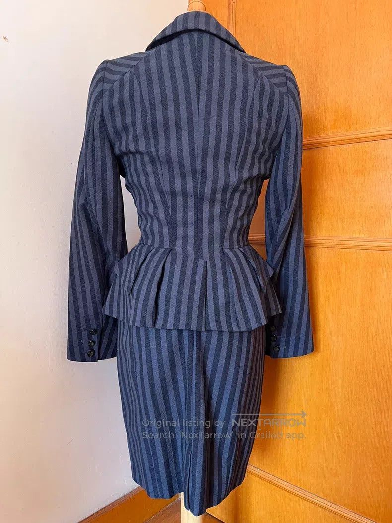 Vivienne Westwood Vivienne Westwood Gold-Trimmed Striped Suit Set Size XS / US 0-2 / IT 36-38 - 2 Thumbnail