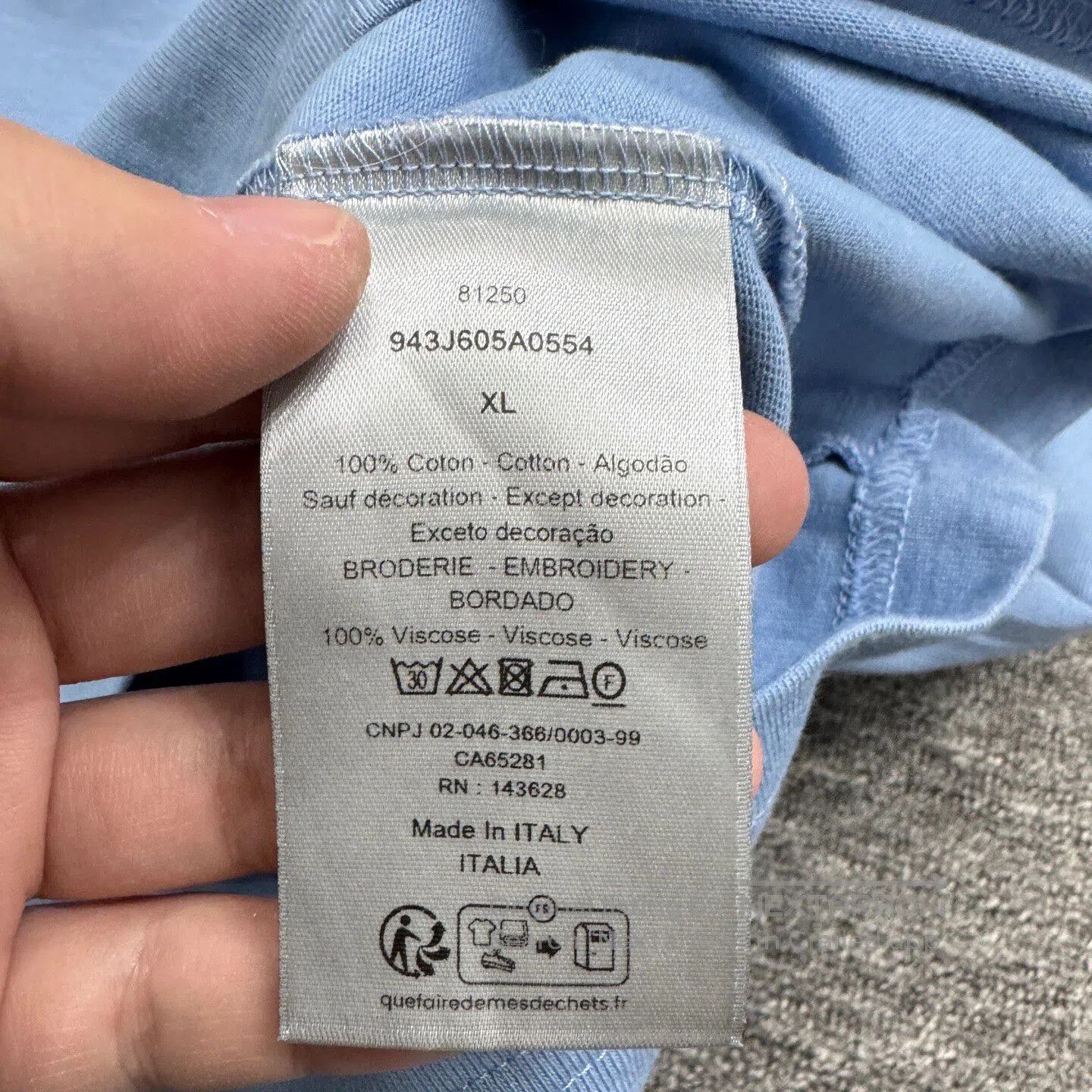 Dior Dior Short-sleeved garment embroidered with letters| Size US XL / EU 56 / 4 - 4 Thumbnail
