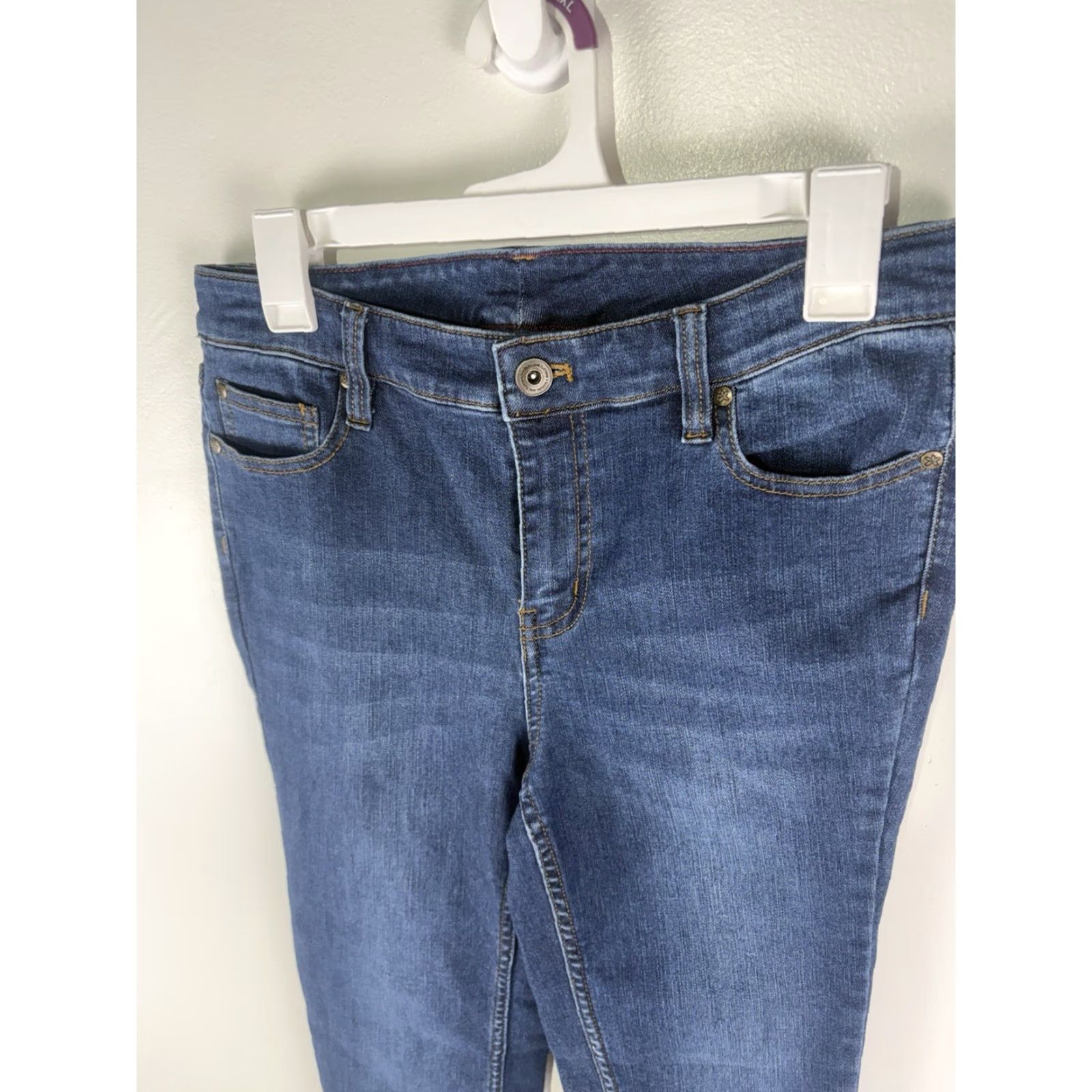 Vintage Matilda Jane Dk Wash W-Whiskers Skinny Jeans Womens Size 8 Hummingbird Size 30" / US 8 / IT 44 - 4 Thumbnail