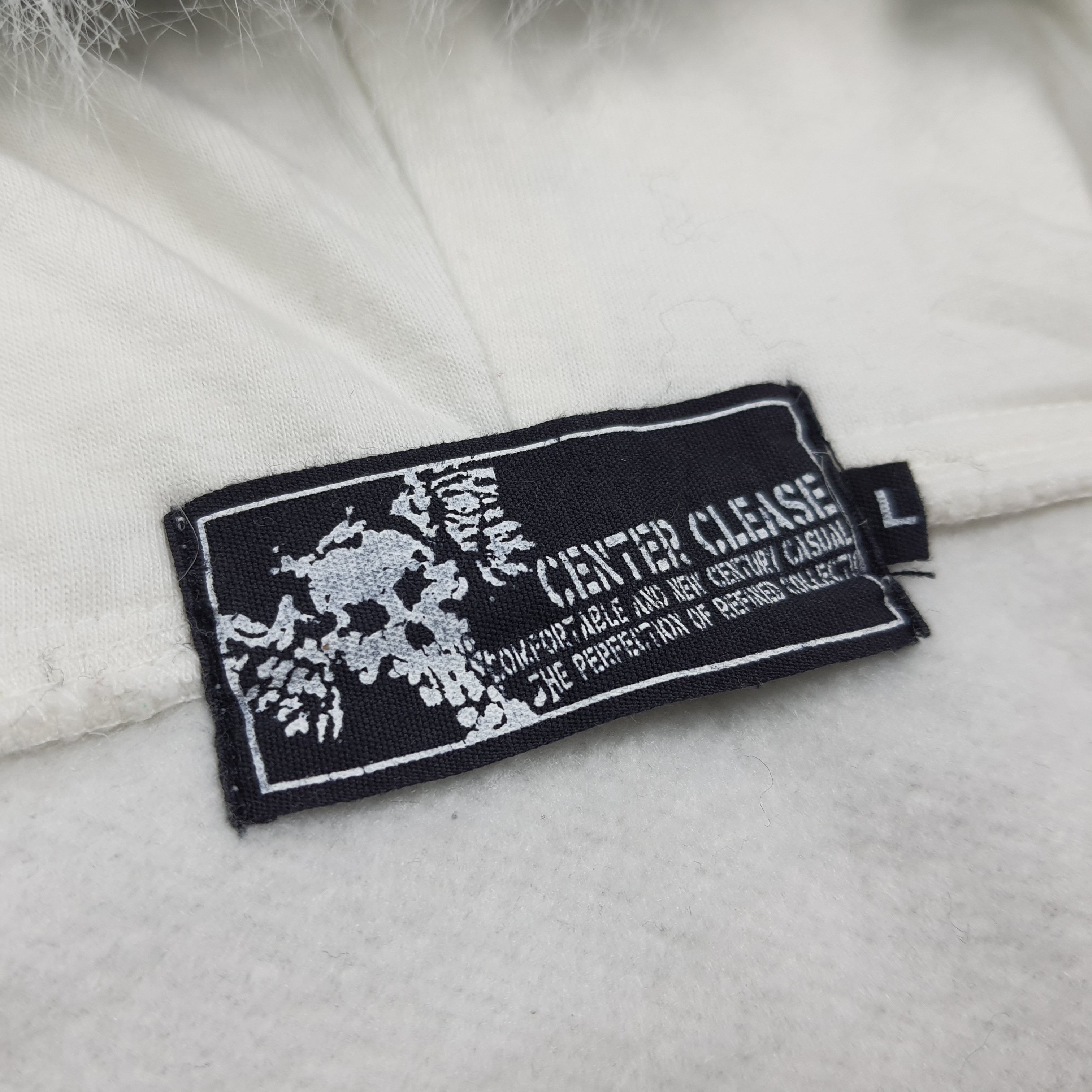 Vintage Vintage Center Clease Cyber Grunge Hoodie Fur Hood C307N16 Size US S / EU 44-46 / 1 - 5 Thumbnail
