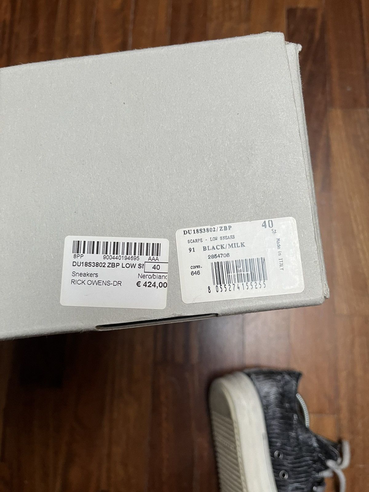 Rick Owens Drkshdw Rick Owens Ramones low top sneakers Size US 7 / EU 40 - 16 Thumbnail