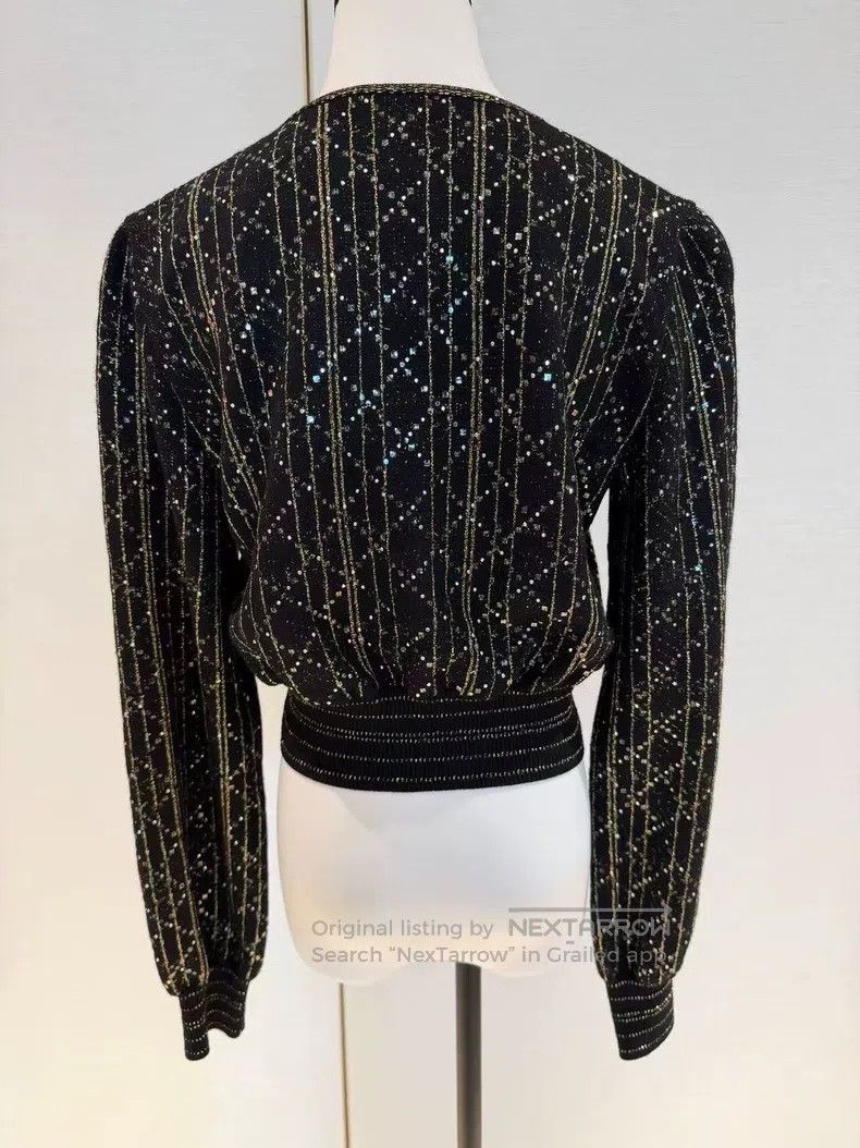 Chanel Chanel High-end handicraft workshop series black gold sequ Size XS / US 0-2 / IT 36-38 - 2 Thumbnail