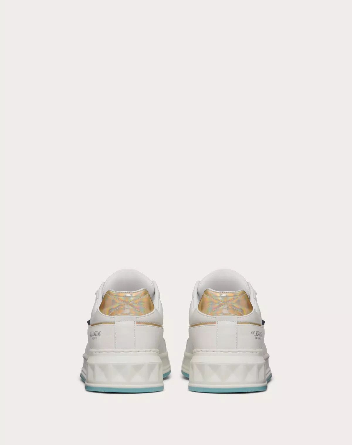Valentino o1s1wg110426 One Stud Low-Top Sneakers Nappa Leather Size US 7 / IT 37 - 4 Thumbnail