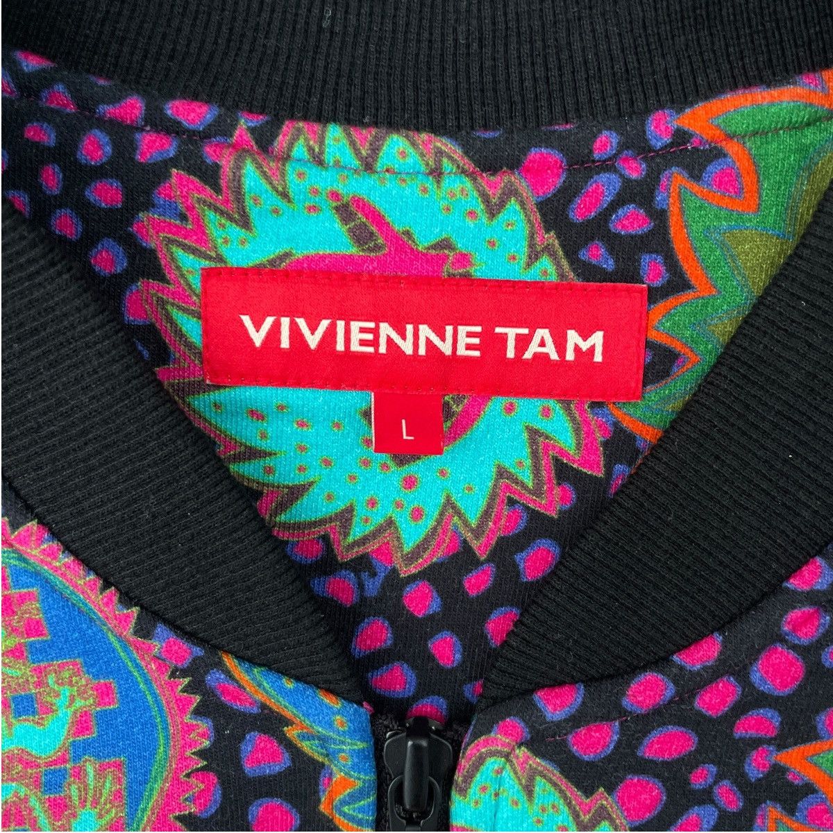 Vivienne Tam Vivienne Tam F/W23 Oracle Zodiac Print Cotton Bomber Jacket Size L / US 10 / IT 46 - 9 Thumbnail