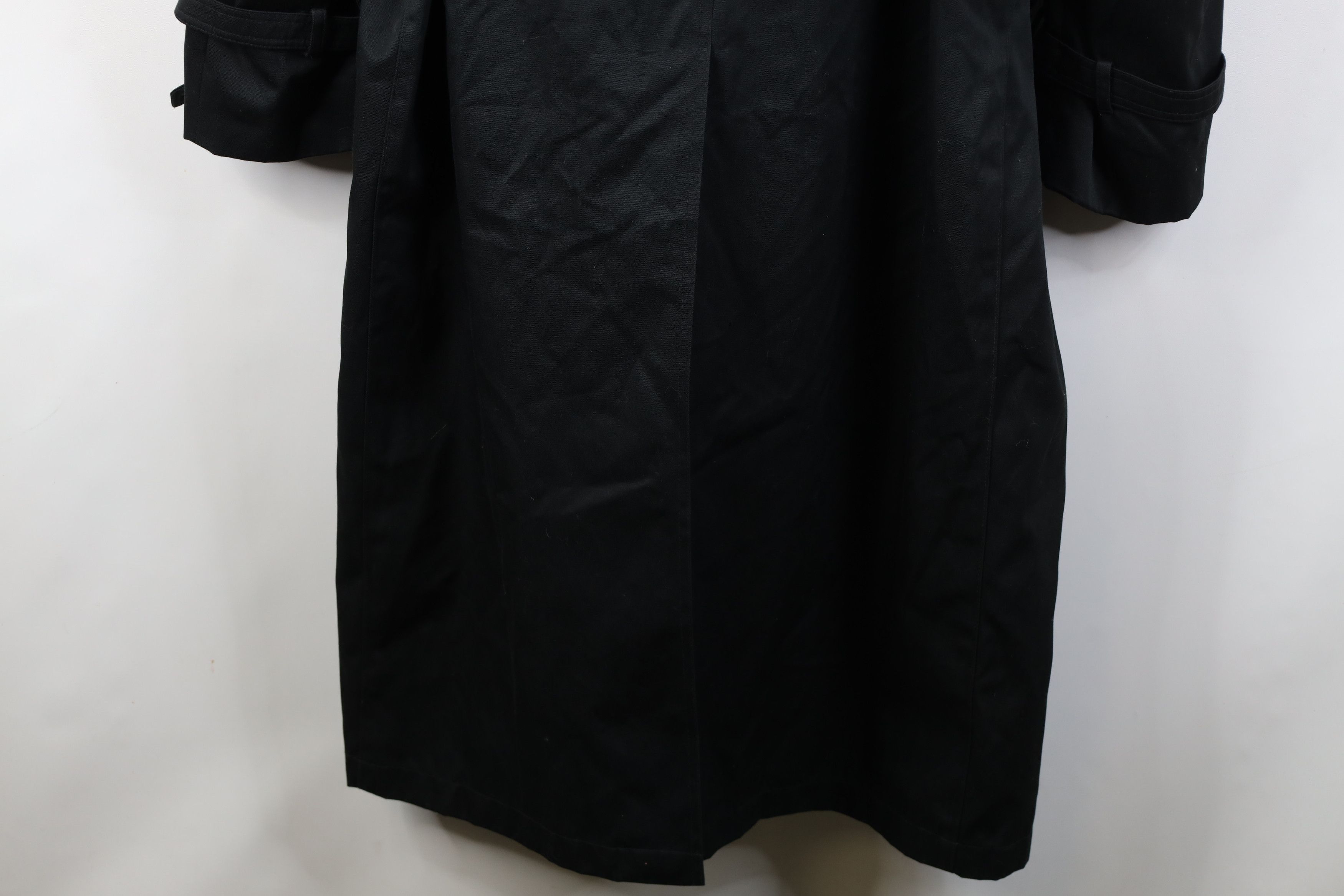 Vintage Vintage 70s Streetwear Trench Coat Rain Jacket Black USA Size US XXL / EU 58 / 5 - 16 Thumbnail
