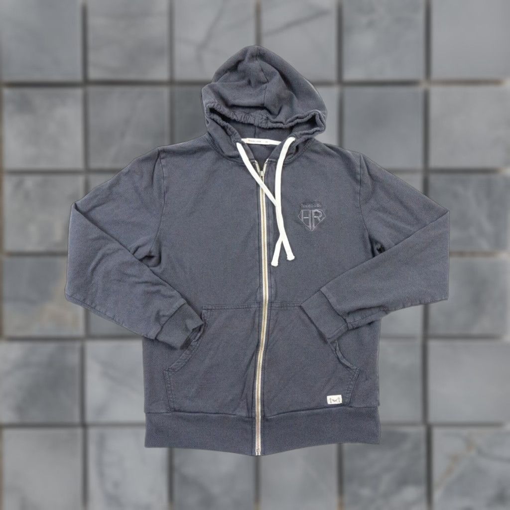 Marine Layer Marine Layer Hoodie Adult XS Gray Full Zip Lightweight Logo Facebook - Regular Fit, Men Size US XS / EU 42 / 0 - 1 Thumbnail