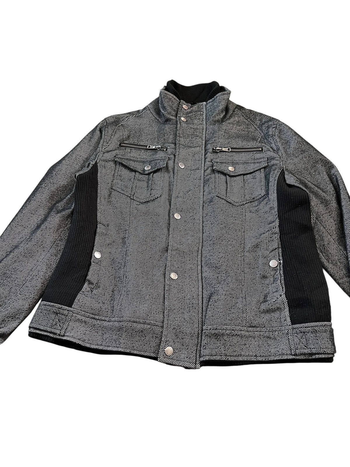 semanticdesign 2000s Semantic Design Hybrid Biker Jacket Size US M / EU 48-50 / 2 - 7 Thumbnail