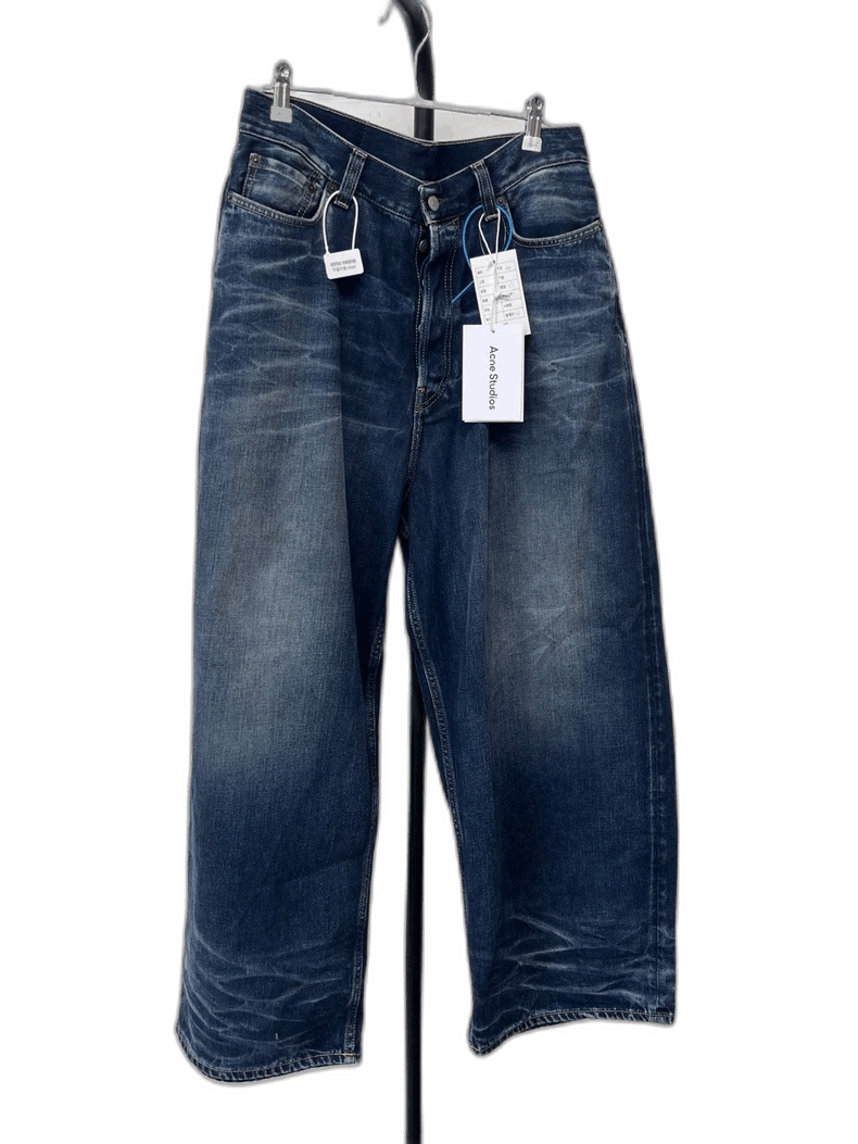 Acne Studios acne studios wide-leg jeans in blue Size US 44 / EU 60 - 1 Thumbnail