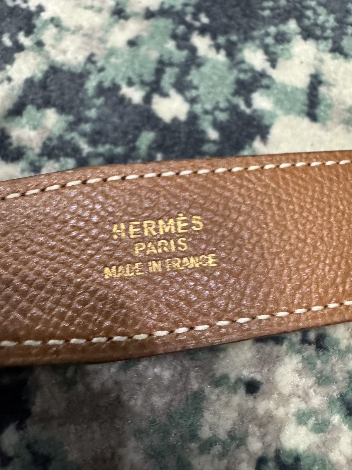 Hermes HERMES CHAINE D'ANCRE LEATHER BELT Size 28 - 2 Thumbnail