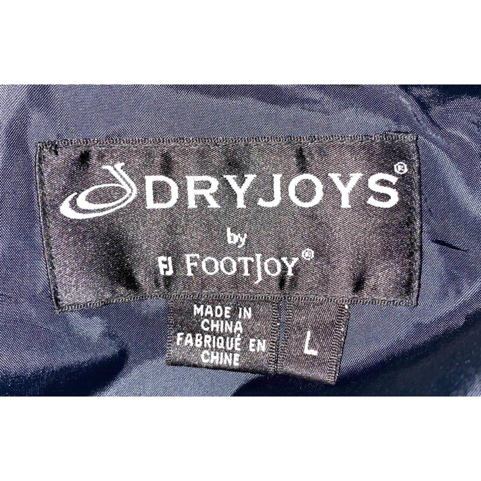 Footjoy FootJoy Jacket Mens Full Zip L Blue Polyester Dryjoys Full Zip Casual Size US L / EU 52-54 / 3 - 7 Thumbnail