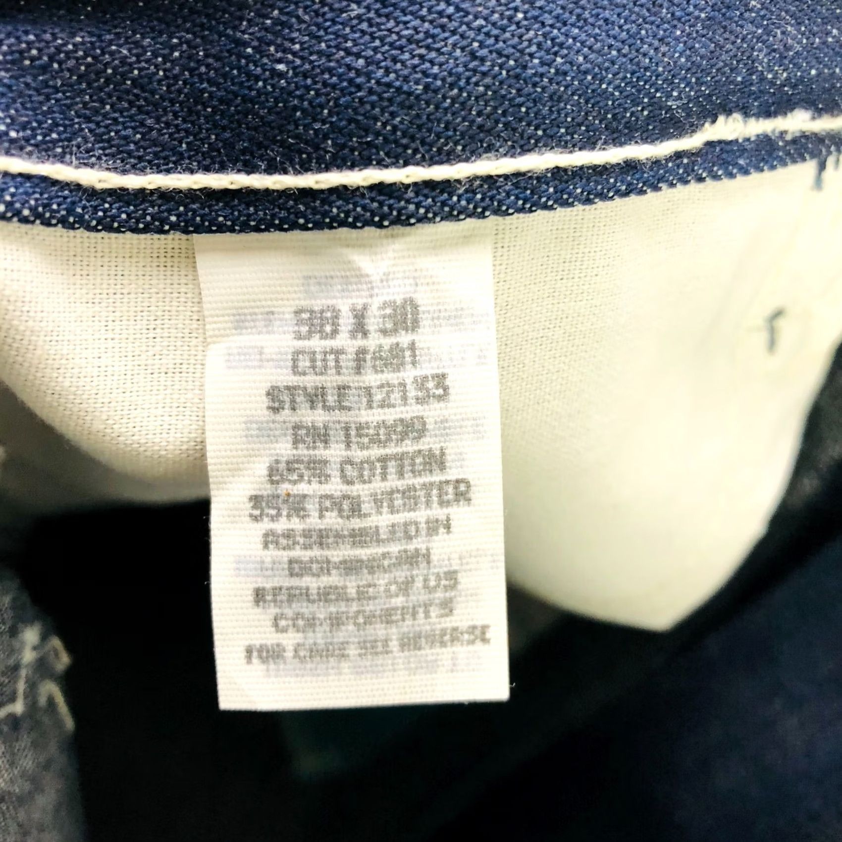 Sears VINTAGE Sears Roebuck Carpenter Jeans Mens Dark Wash Blue 38x30 Relaxed Size US 38 / EU 54 - 5 Thumbnail