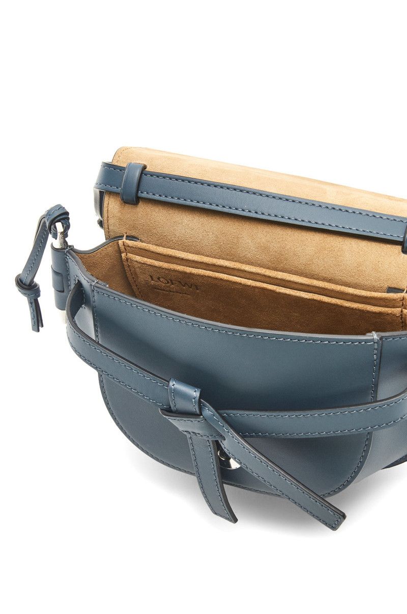 Loewe o1in1g0426 Size: OS / Mini Gate Dual Bag in Onyx Blue Size ONE SIZE - 8 Thumbnail