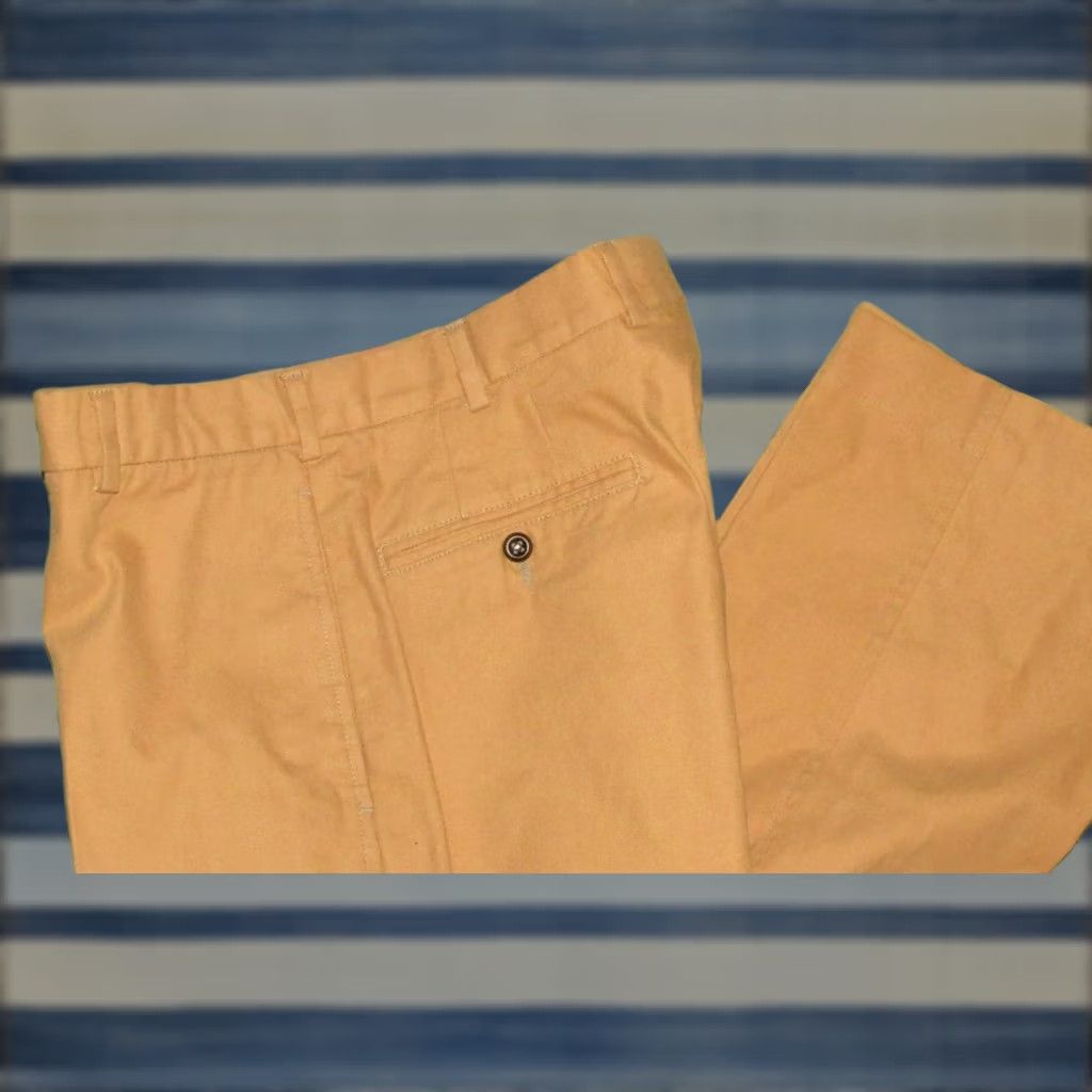Sid Mashburn Sid Mashburn Chino Pants Brown Button Fly 32 x 31 Mens Size US 32 / EU 48 - 1 Thumbnail