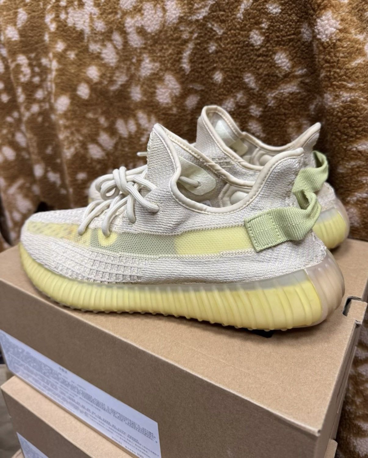 Adidas Adidas Yeezy 350 Flax FX9028 K37 Size US 9 / EU 42 - 3 Thumbnail