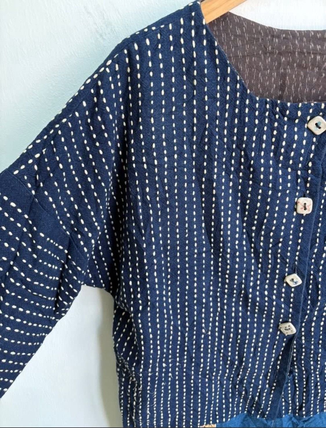 Japanese Brand Vintage Japanese Brands Boro Sashiko Hand Made Dressed Size XL / US 12-14 / IT 48-50 - 4 Thumbnail