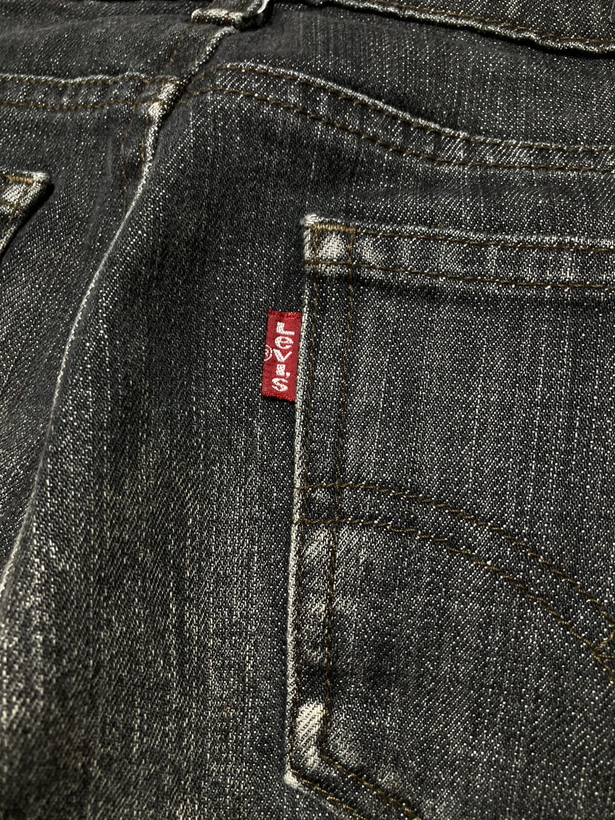 Levi's Vintage Clothing 1990s Vintage Levis Clawmark Denim Pants Hedi Slimane Style Size US 27 - 14 Thumbnail