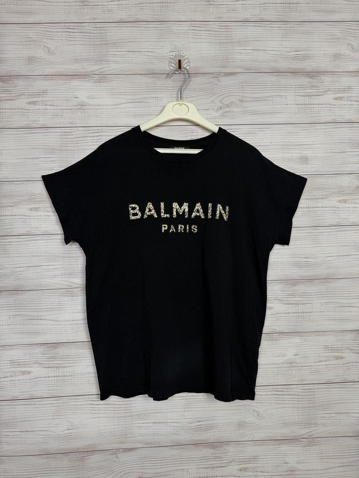 Balmain Balmain Tee Big Logo Size US S / EU 44-46 / 1 - 1 Thumbnail
