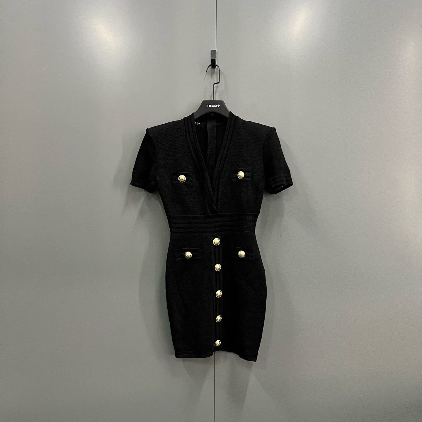 Balmain Balmain Knit Black Dress it_40 Women Size S / US 4 / IT 40 - 1 Thumbnail