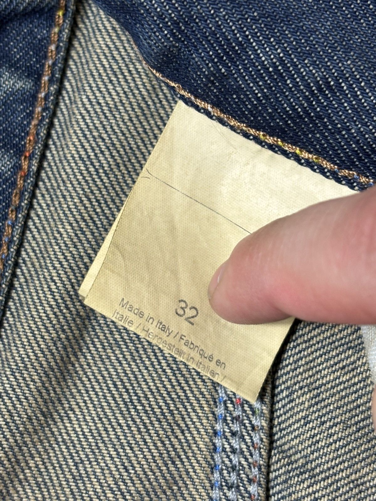 (di)vision Unique Patchwork Denim Jeans – Size 32 Size 24" / US 00 / IT 34 - 11 Thumbnail