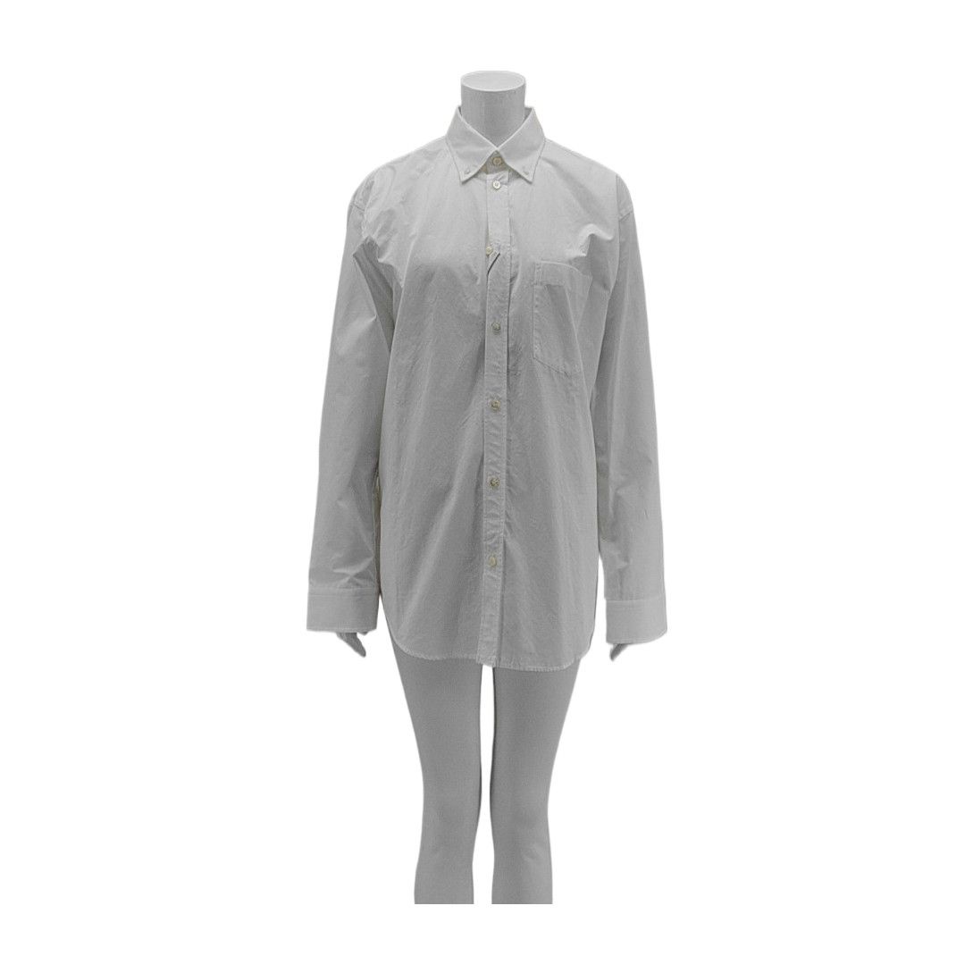 Balenciaga Balenciaga Shanghai Logo Button Up Shirt Size 34 Size XS / US 0-2 / IT 36-38 - 1 Thumbnail