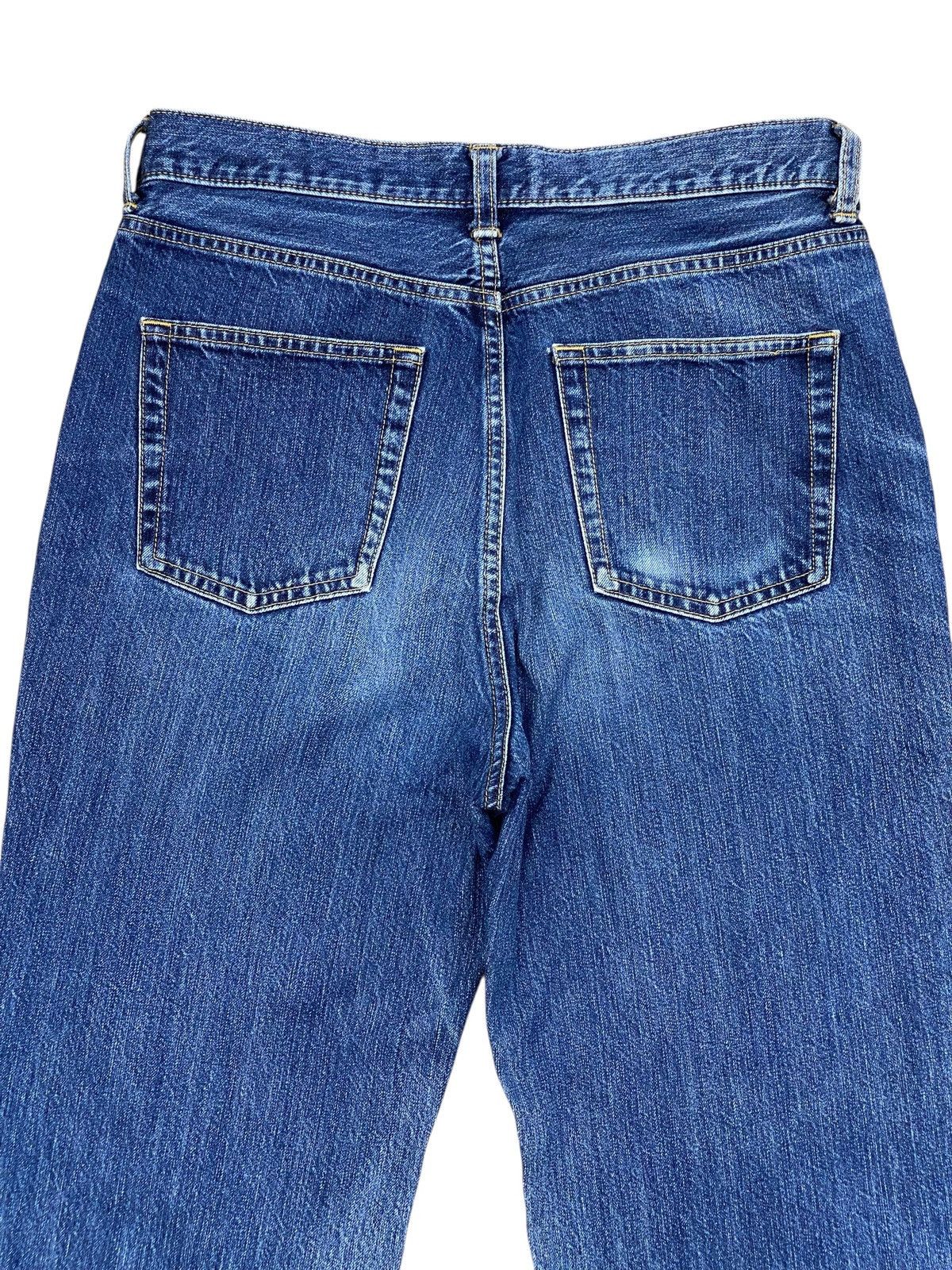 GU Vintage GU Blue Wash Style Ripped Jeans Size US 31 - 3 Thumbnail
