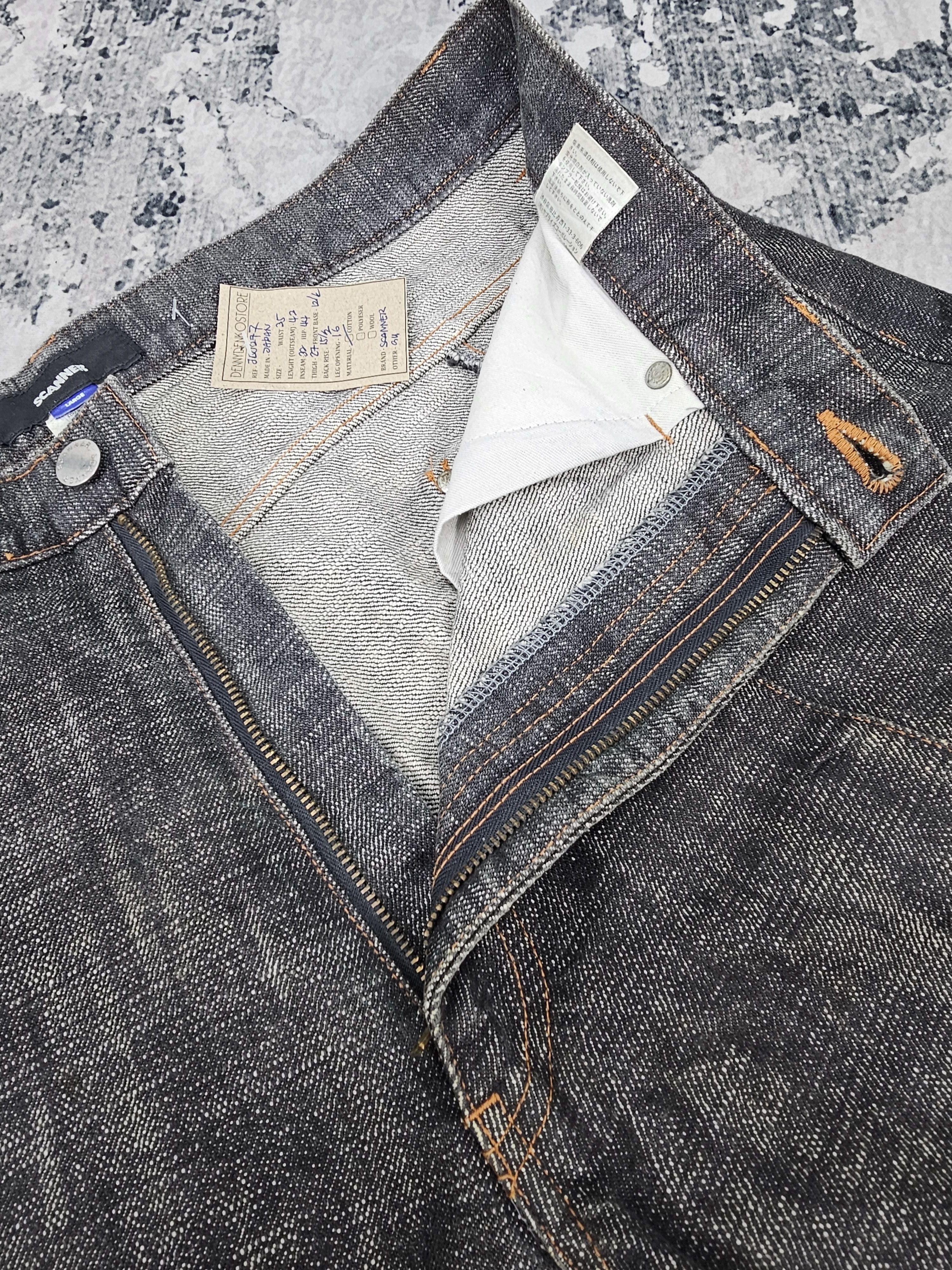 Japanese Brand SCANNER Multi Pockets Carpenter Workwear Jeans JB0277 Size US 35 - 11 Thumbnail