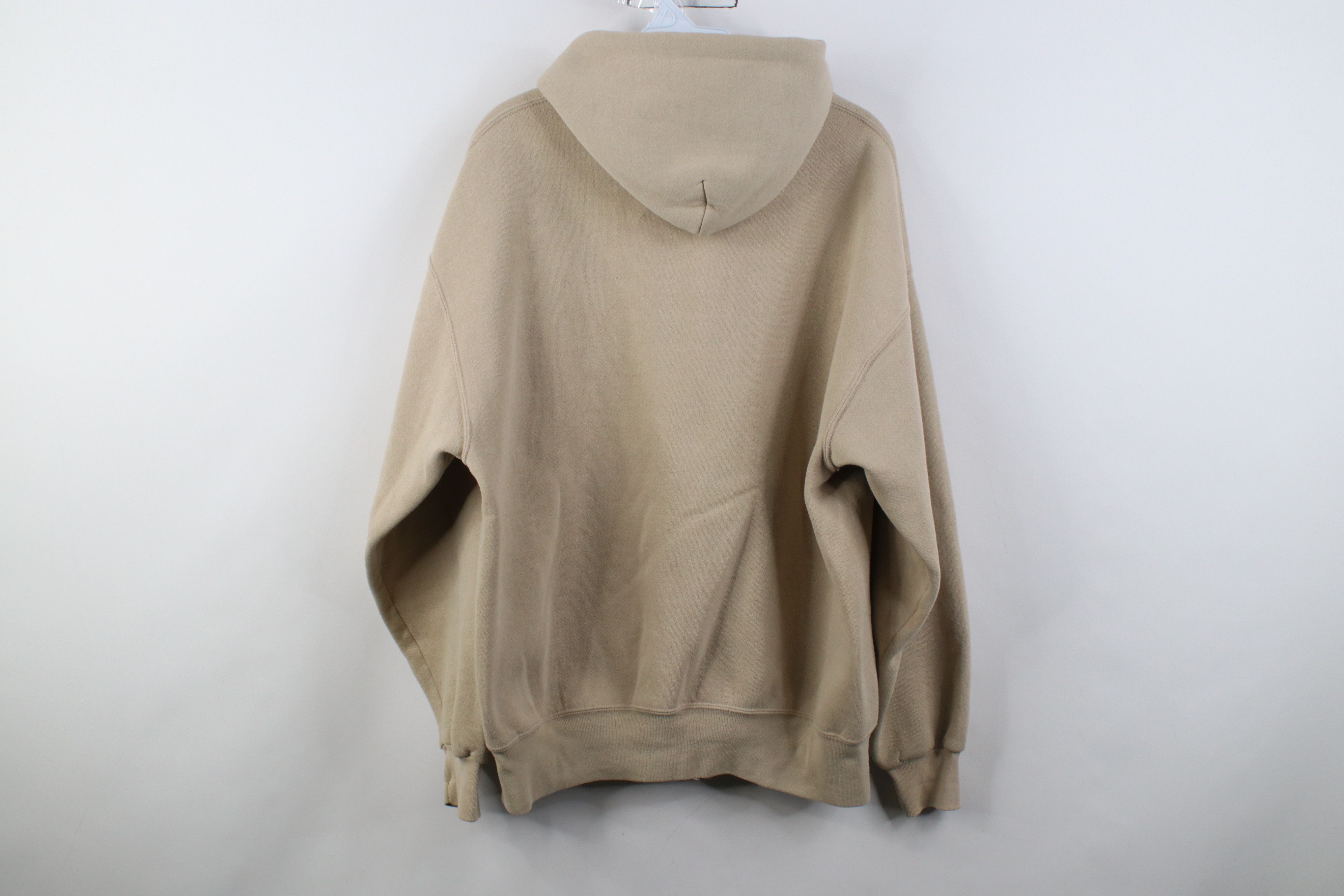 Vintage Vintage 90s USA Olympics Hoodie Sweatshirt Oatmeal Brown Size US L / EU 52-54 / 3 - 12 Thumbnail