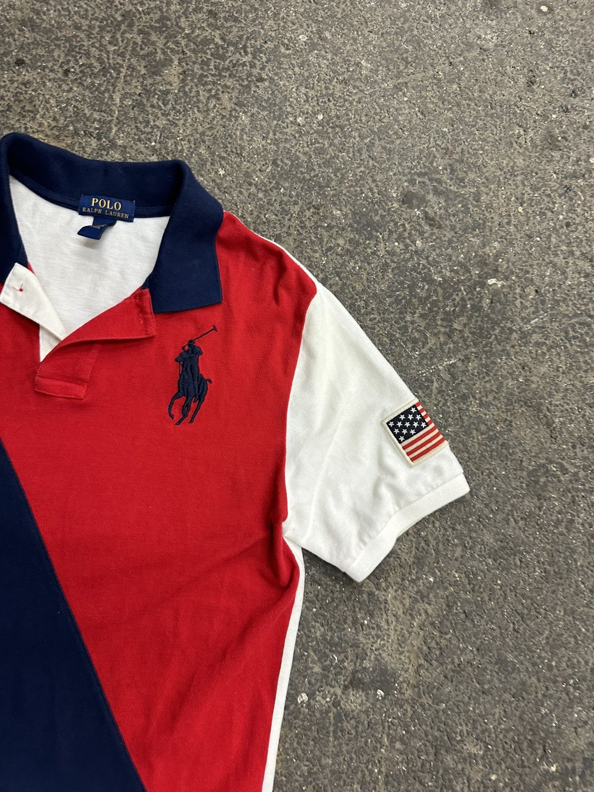 Polo Ralph Lauren × Vintage Vintage big pony poly shirt Size US S / EU 44-46 / 1 - 4 Thumbnail