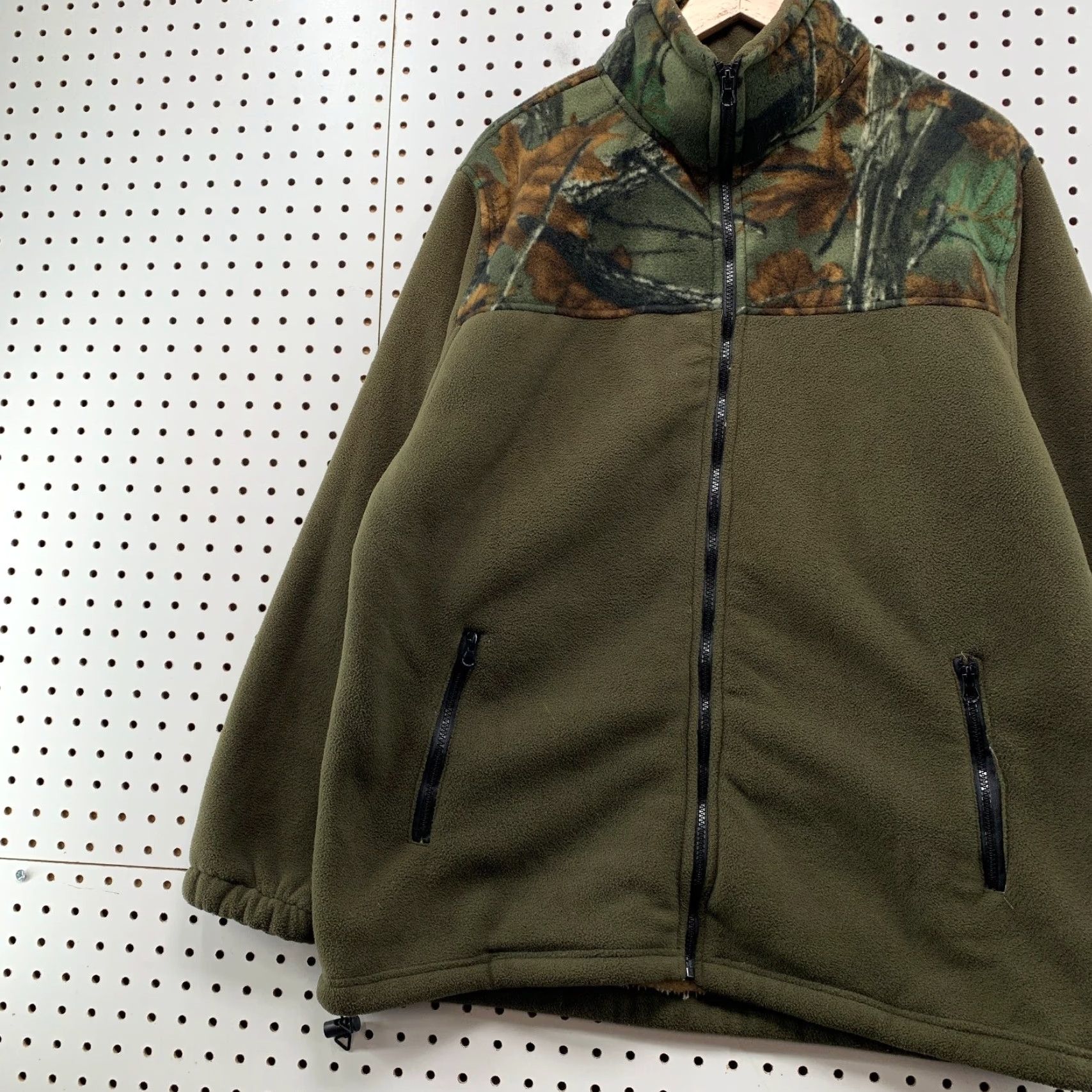 Vintage TrailCrest Jacket Mens Large Green Camouflage Fleece Sherpa Lined Outdoor Size US L / EU 52-54 / 3 - 3 Thumbnail