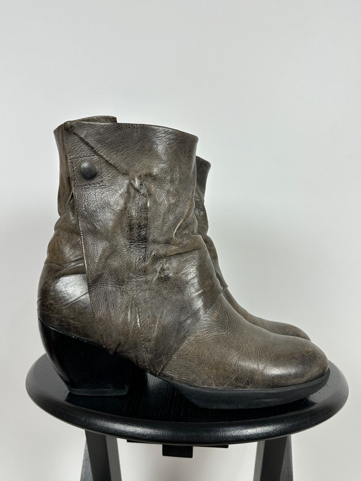 A.S.98 A.S.98. Airstep Leather Biker Ankle Boots Size US 11 / IT 41 - 1 Thumbnail