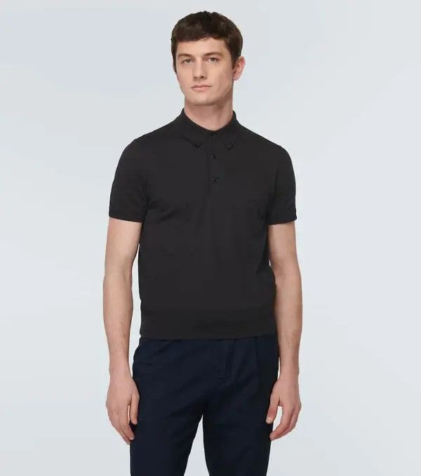 Tom Ford o1w1db10125 KPS008 Polo Shirt in Black Size US S / EU 44-46 / 1 - 2 Thumbnail