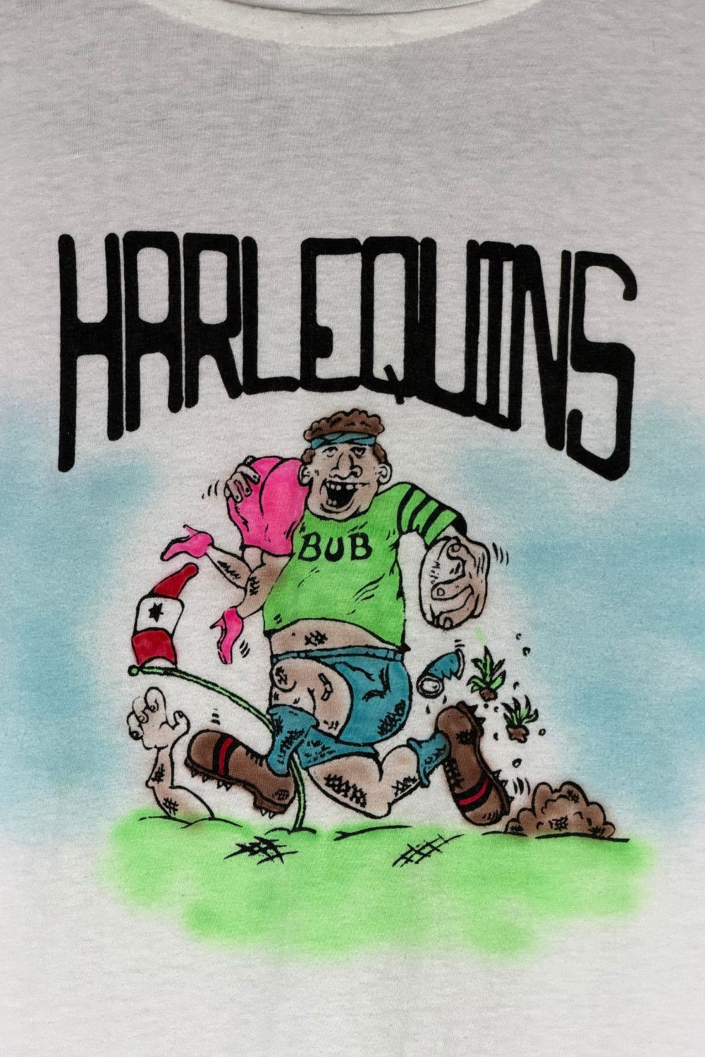 Hanes 90s Penticton Harlequins Rugby Graphic Tee USA Made Hanes L Size US L / EU 52-54 / 3 - 12 Thumbnail