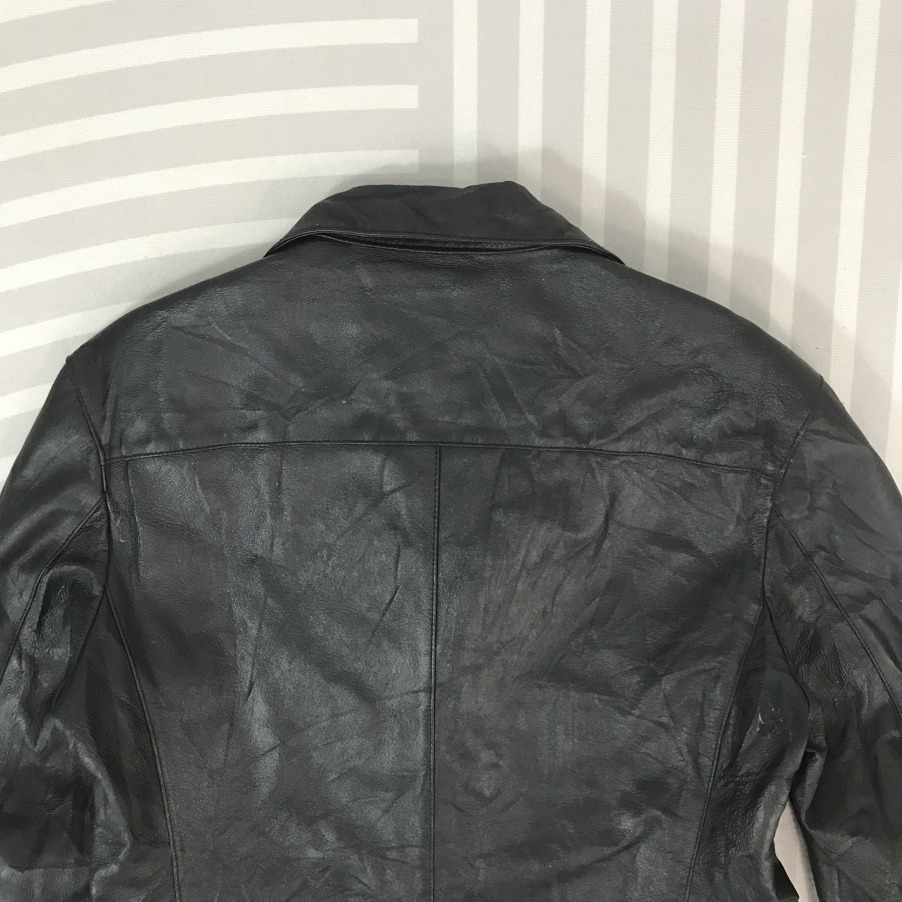Japanese Brand Vintage Abx Leather Coat Jacket K65B5 Size US M / EU 48-50 / 2 - 4 Thumbnail