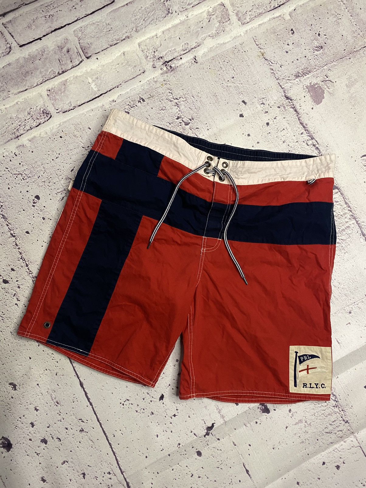 Ralph Lauren MENS Polo Ralph Lauren Red Swing Shorts vintage streetwear Size US 38 / EU 54 - 1 Thumbnail