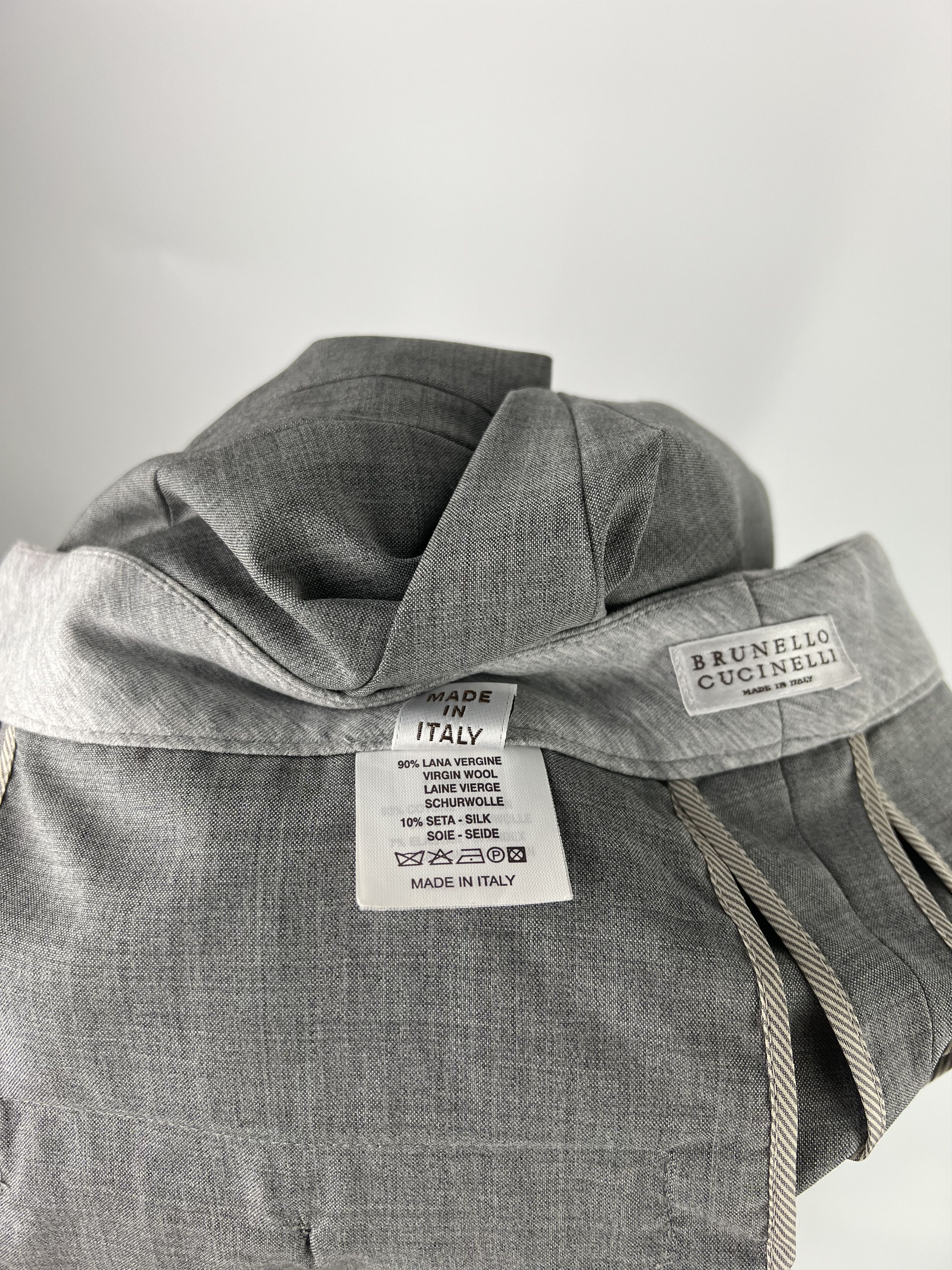 Brunello Cucinelli Brunello Cucinelli Wool Silk Trousers Pants Size IT38 Size 26" / US 2 / IT 38 - 9 Thumbnail