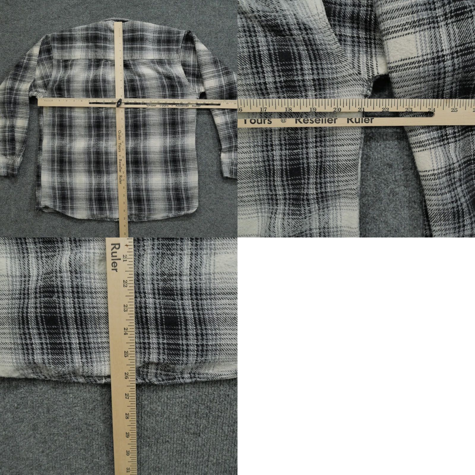 Vintage VINTAGE Stillwater Supply Co Shirt Mens M Grey Plaid Flannel 90s Y2K Workwear Casual Button-Up Pocketed Size US M / EU 48-50 / 2 - 8 Thumbnail