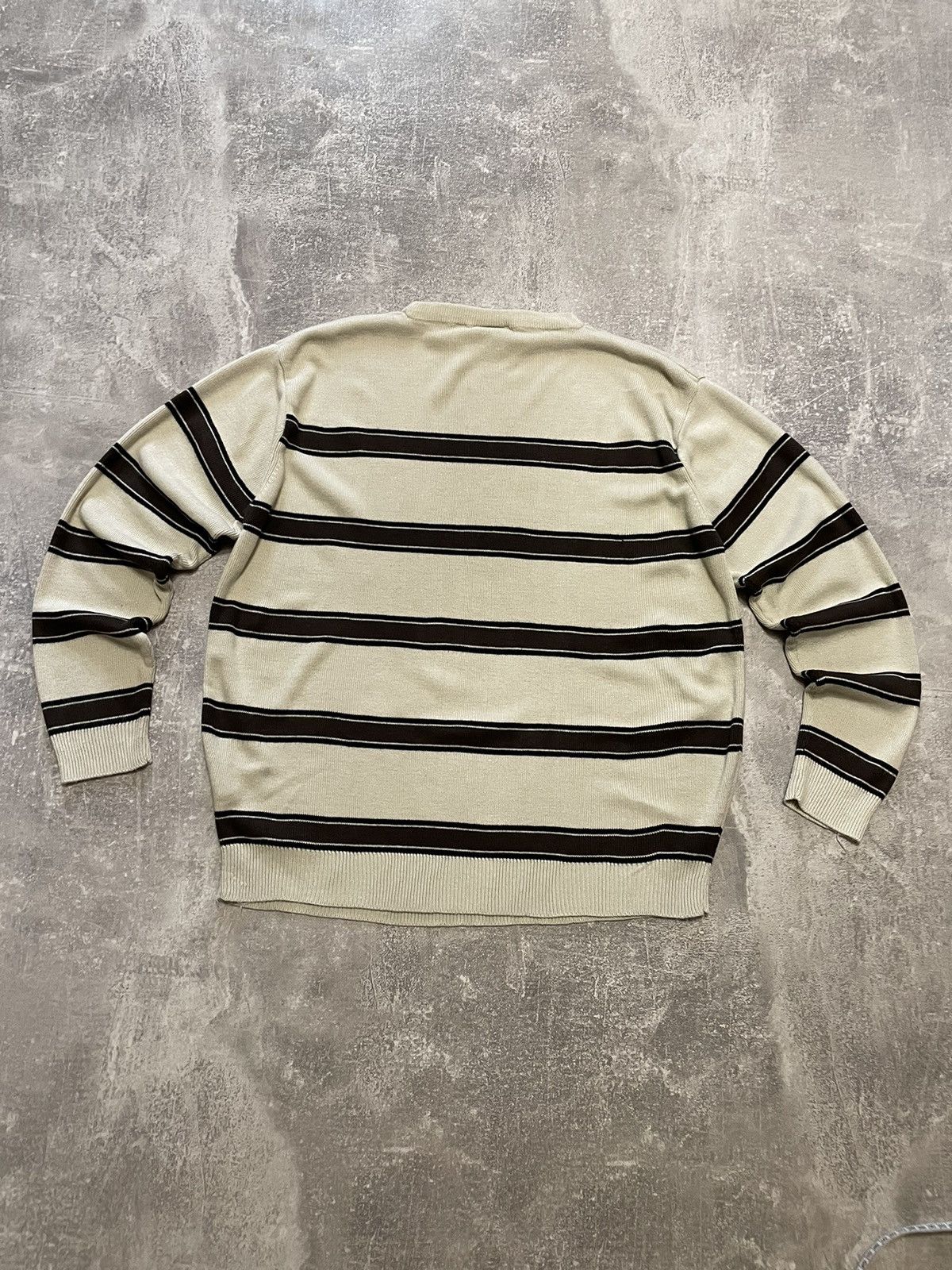 Lacoste Vintage Lacoste Striped Sweater Size US L / EU 52-54 / 3 - 11 Thumbnail