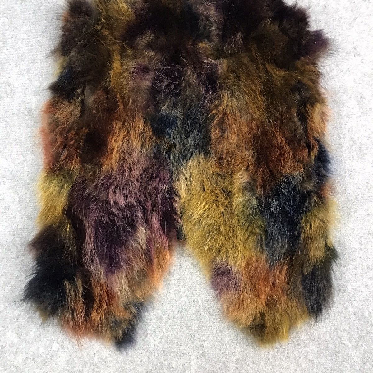 Japanese Brand FUR DESIGN MULTICOLOUR VEST Size US S / EU 44-46 / 1 - 3 Thumbnail