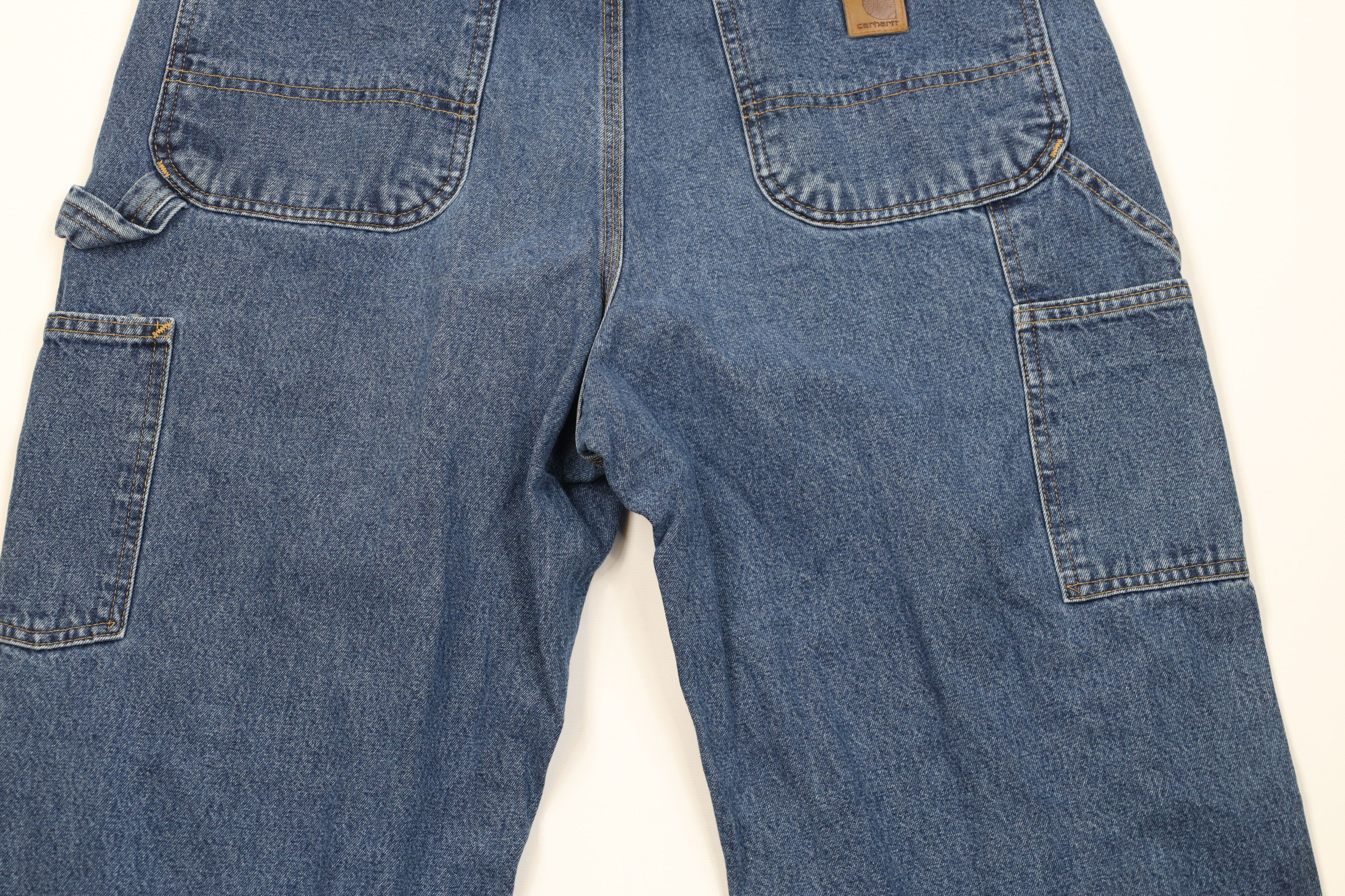 Carhartt Vintage Y2K Carhartt Loose Original Fit Wide Leg Denim Jeans Size US 34 / EU 50 - 14 Thumbnail