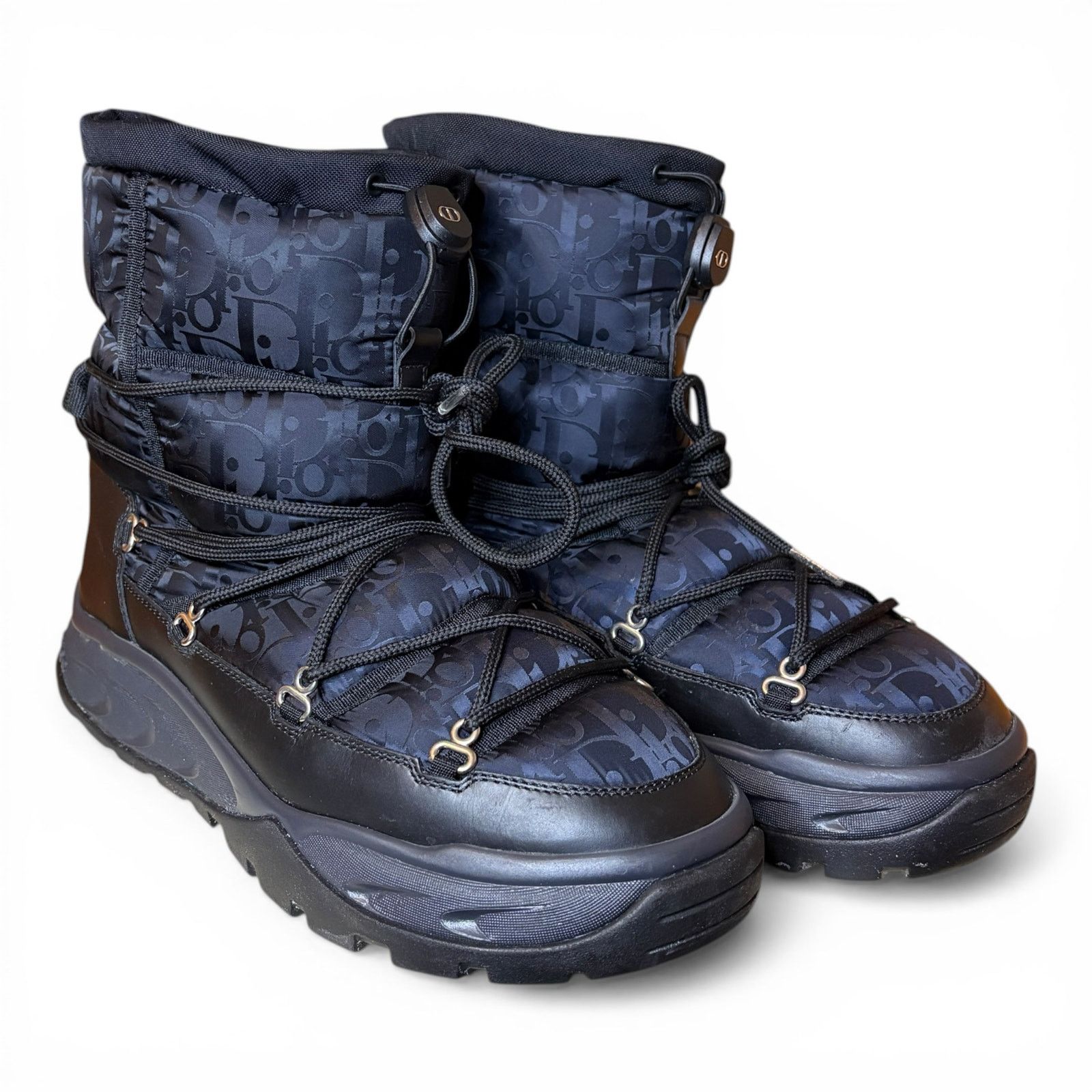 Dior Dior Snow Ankle Boot Black Oblique Nylon | Size 42(9US) Size US 9 / EU 42 - 3 Thumbnail