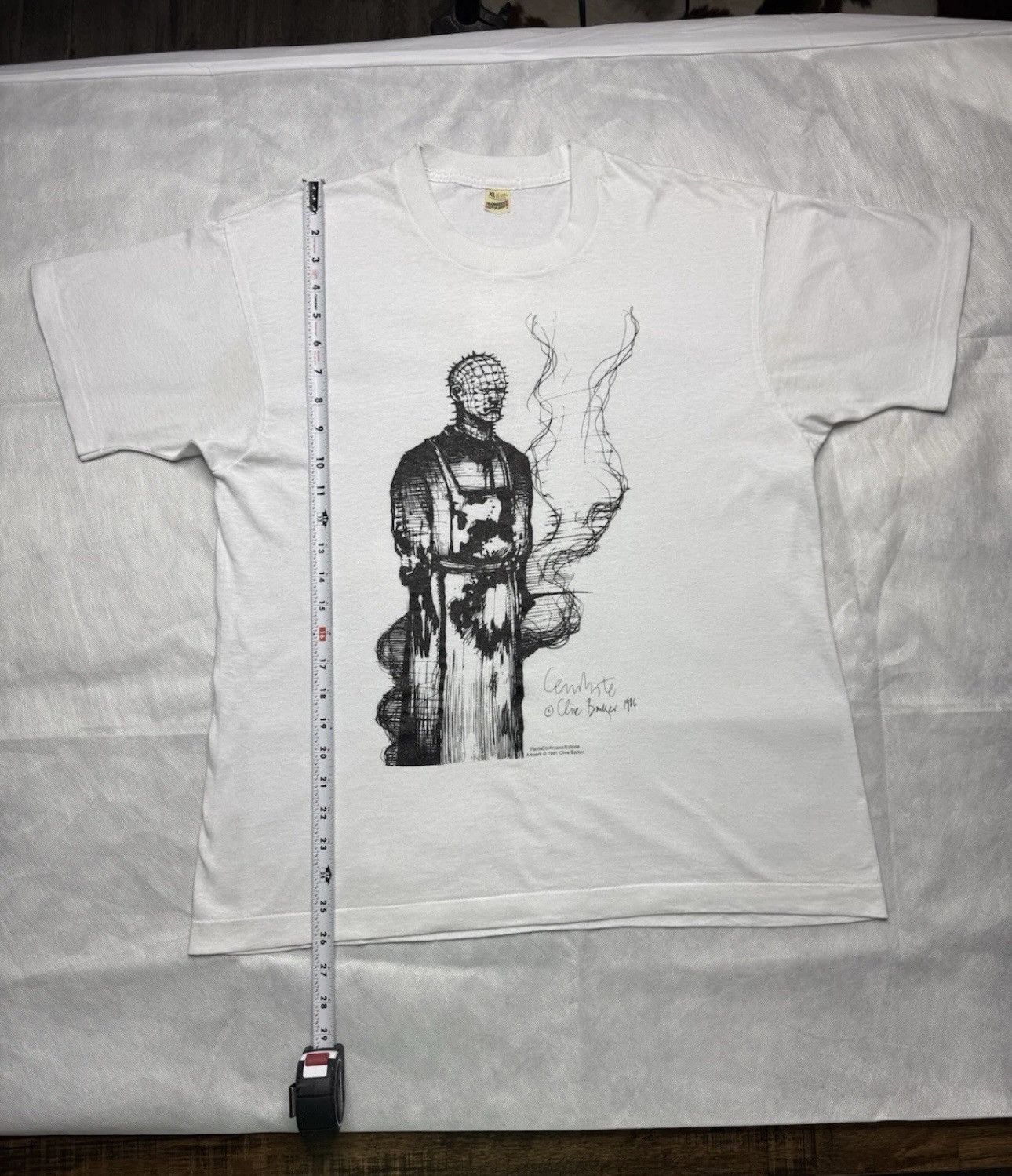 Vintage Title: 1991 Clive Barker Cenobite Tee XL Single Stitch Horro Size US XL / EU 56 / 4 - 8 Thumbnail