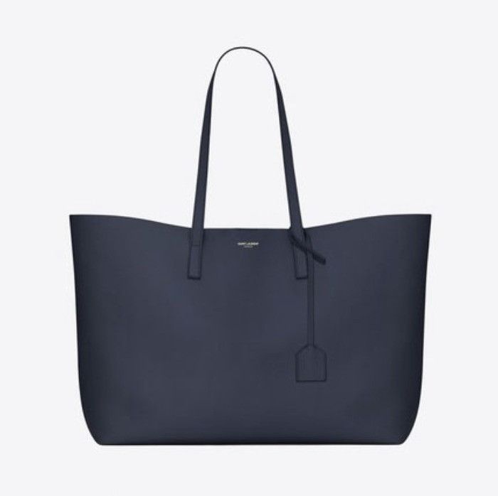 Saint Laurent Paris o1s1wg110125 600281 Size: OS / Shopping Leather Bag in Blue Size ONE SIZE - 2 Thumbnail