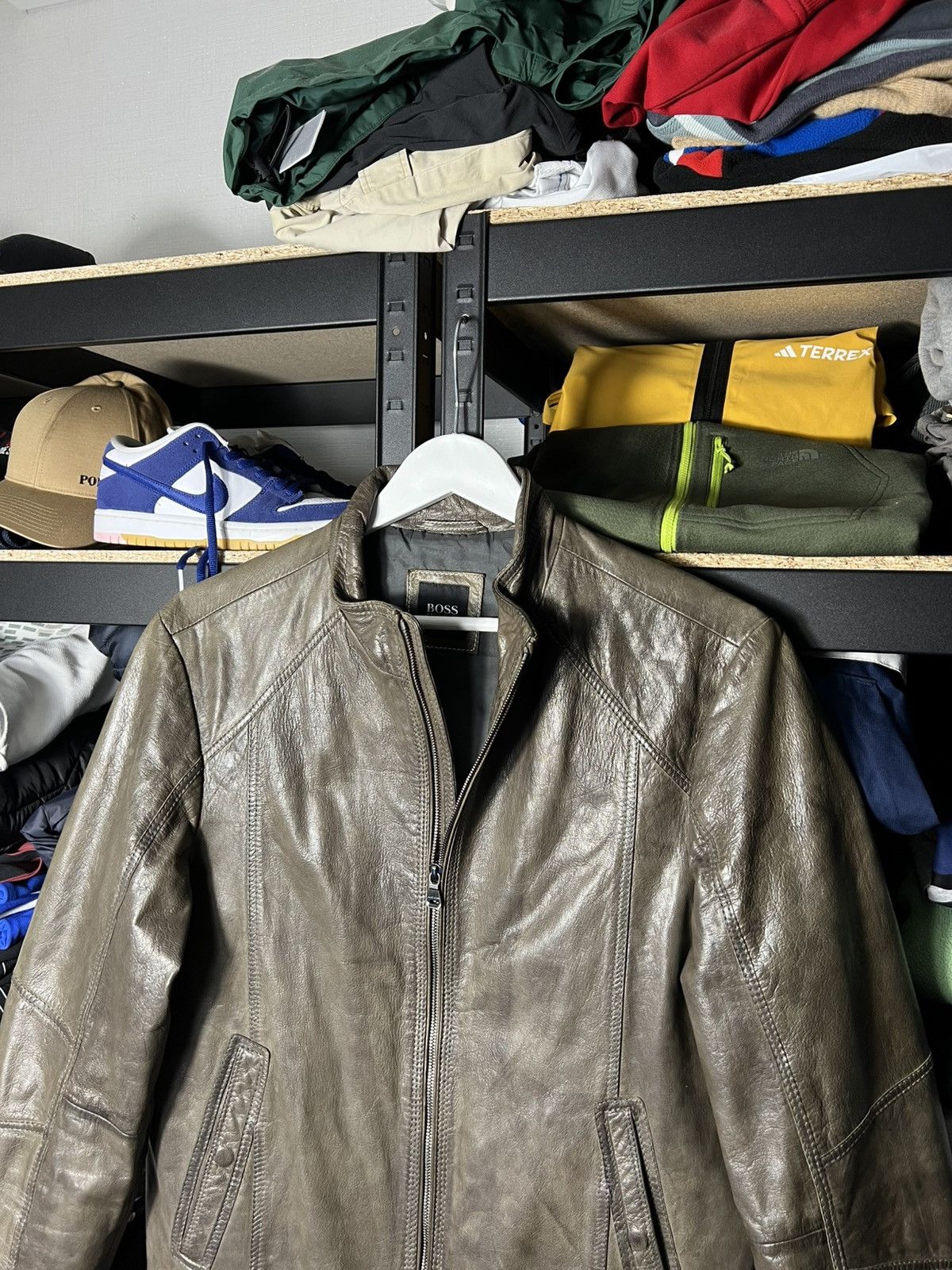 Hugo Boss 🧥 HUGO BOSS Genuine Leather Jacket – Size IT 48 M Size US M / EU 48-50 / 2 - 2 Thumbnail