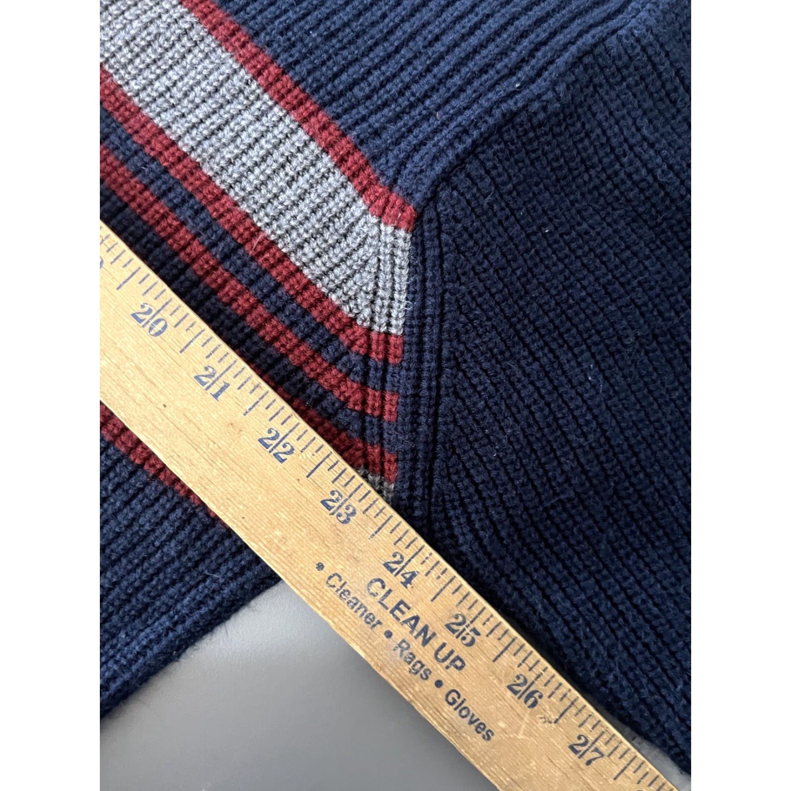 Aeropostale Aeropostale Sweater Mens Medium Navy Striped Knit Crewneck Pullover Y2K Casual Fall Winter Mens Size US M / EU 48-50 / 2 - 5 Thumbnail