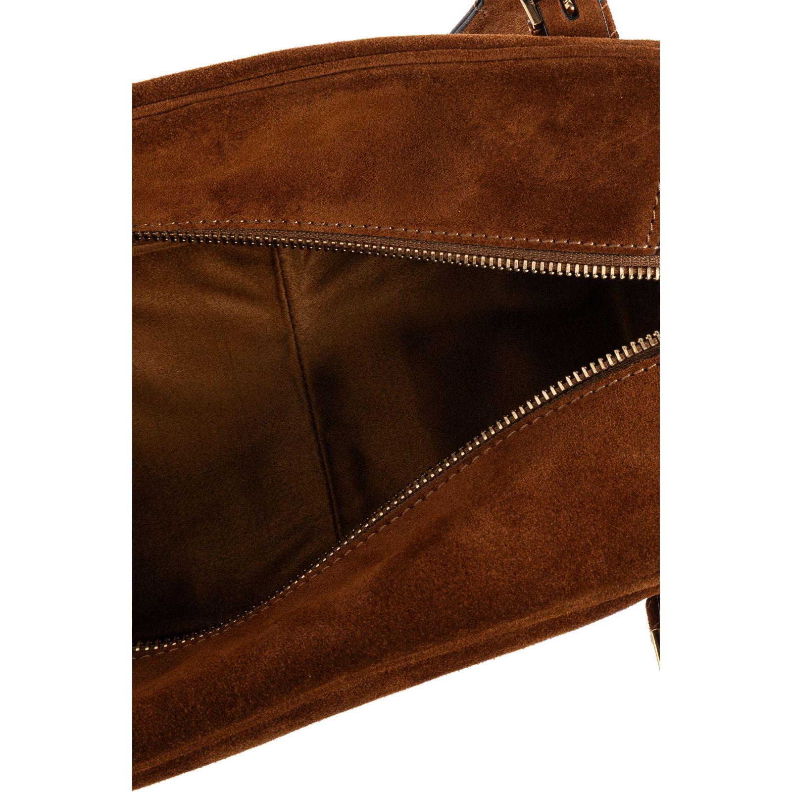Versace VERSACE Tag Bowling Brown Suede Shoulder Bag New & Authentic Size ONE SIZE - 4 Thumbnail