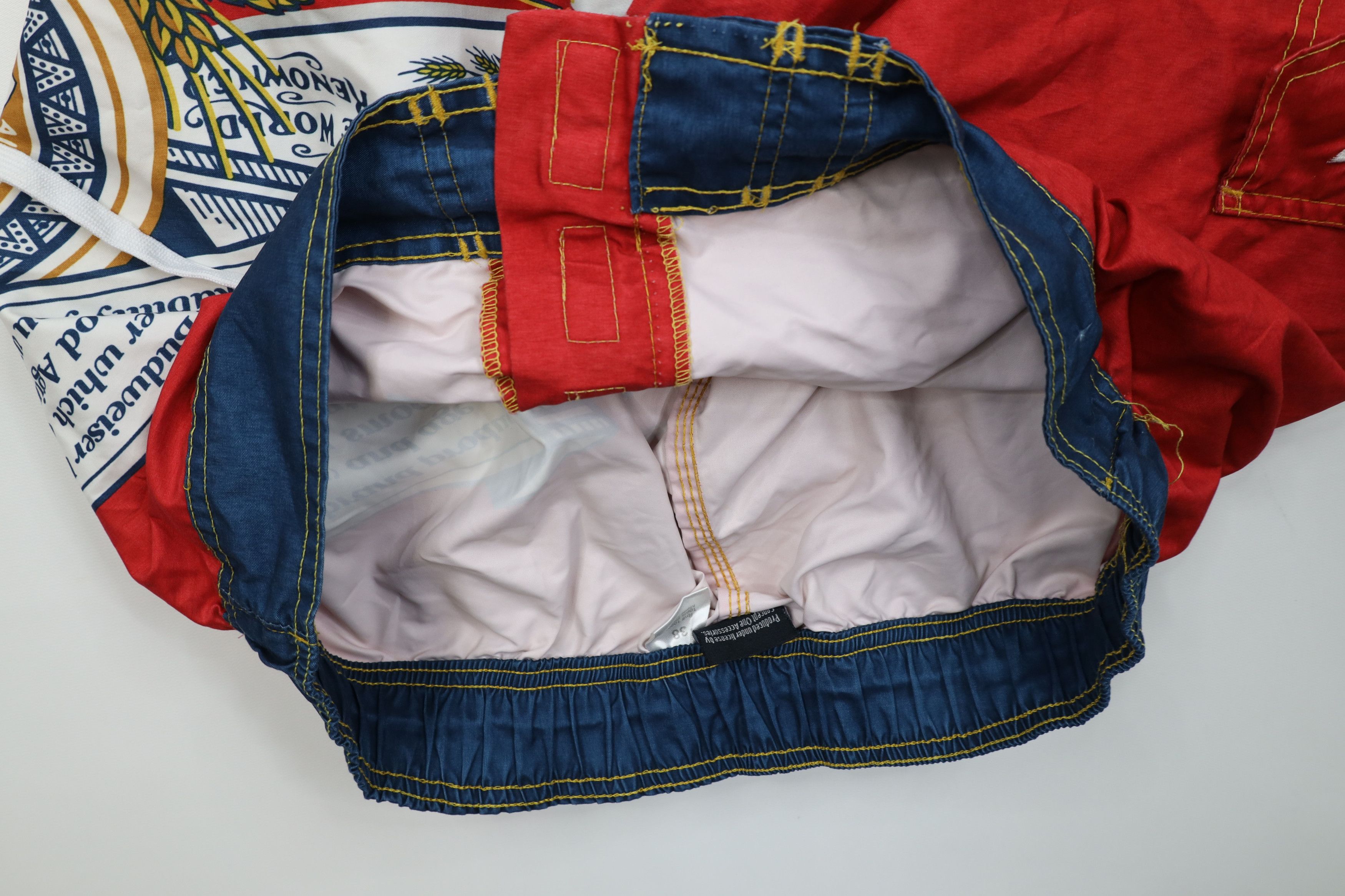 Budweiser Vintage Y2K Anheuser Busch Budweiser Board Shorts Trunks Size US 38 / EU 54 - 9 Thumbnail